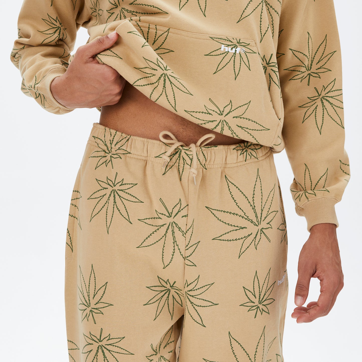 Huf Plantlife Polar Erkek Siyah Eşofman Altı