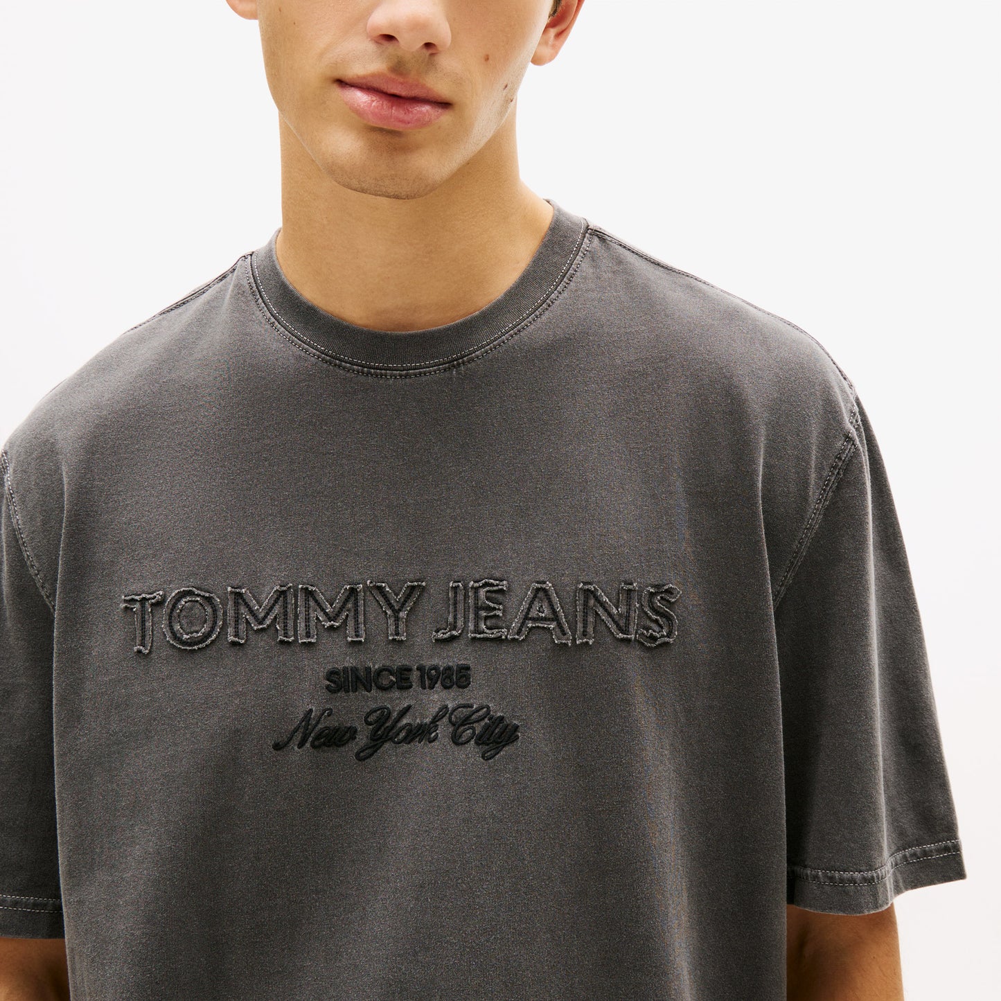 Tommy Hilfiger 90s New Classics Erkek Siyah T-shirt
