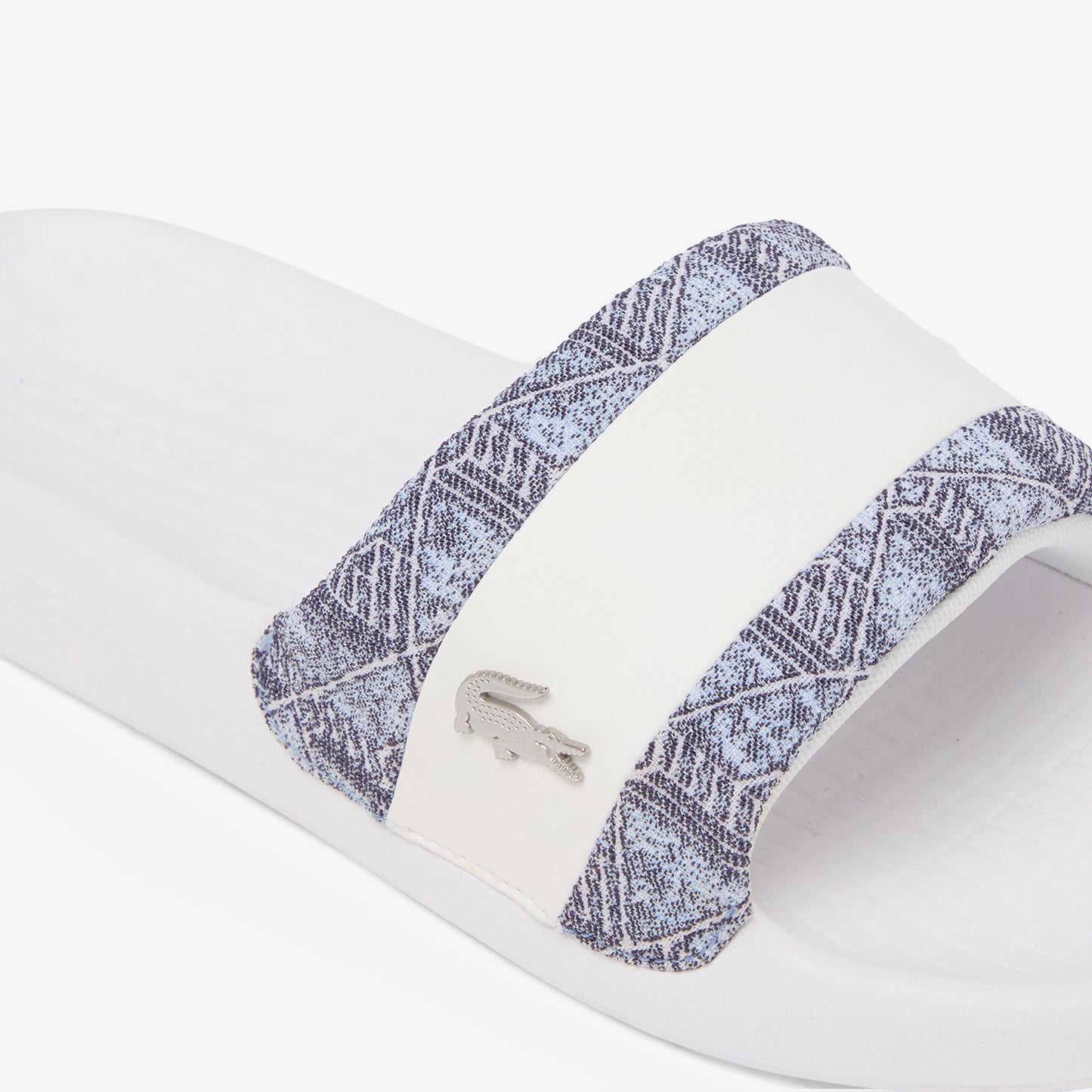 Lacoste Serve Slide Hybrid Erkek Beyaz Terlik