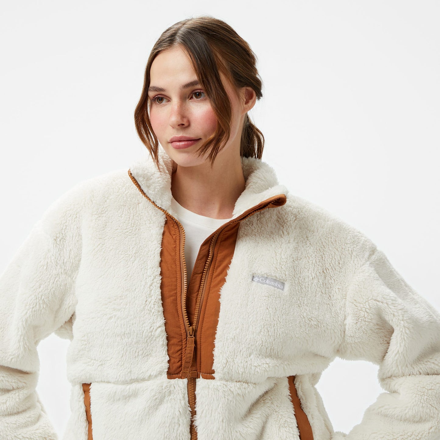 Columbia Boundless Discovery Sherpa Full Zip Kadın Bej Mont