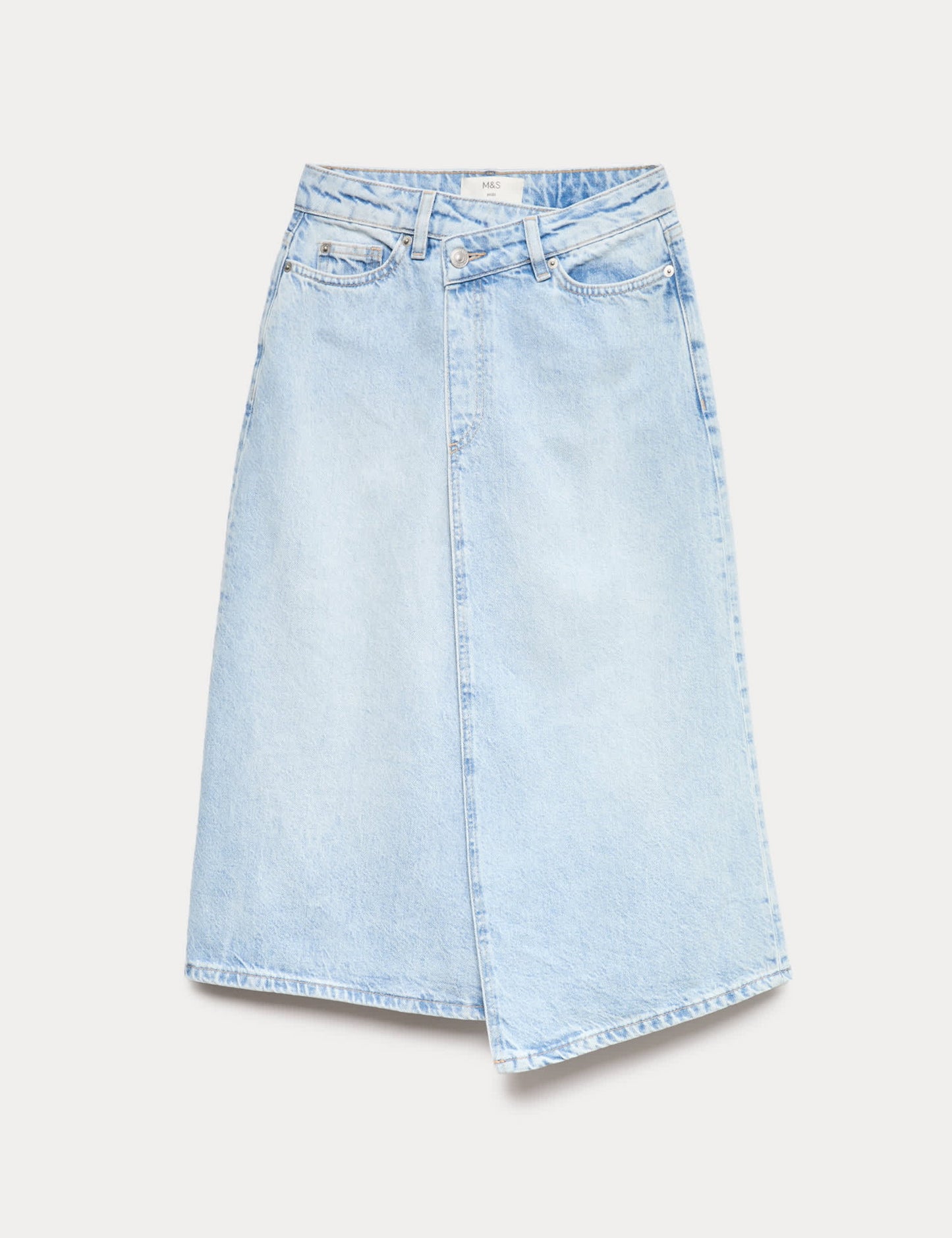 Denim Midi Etek