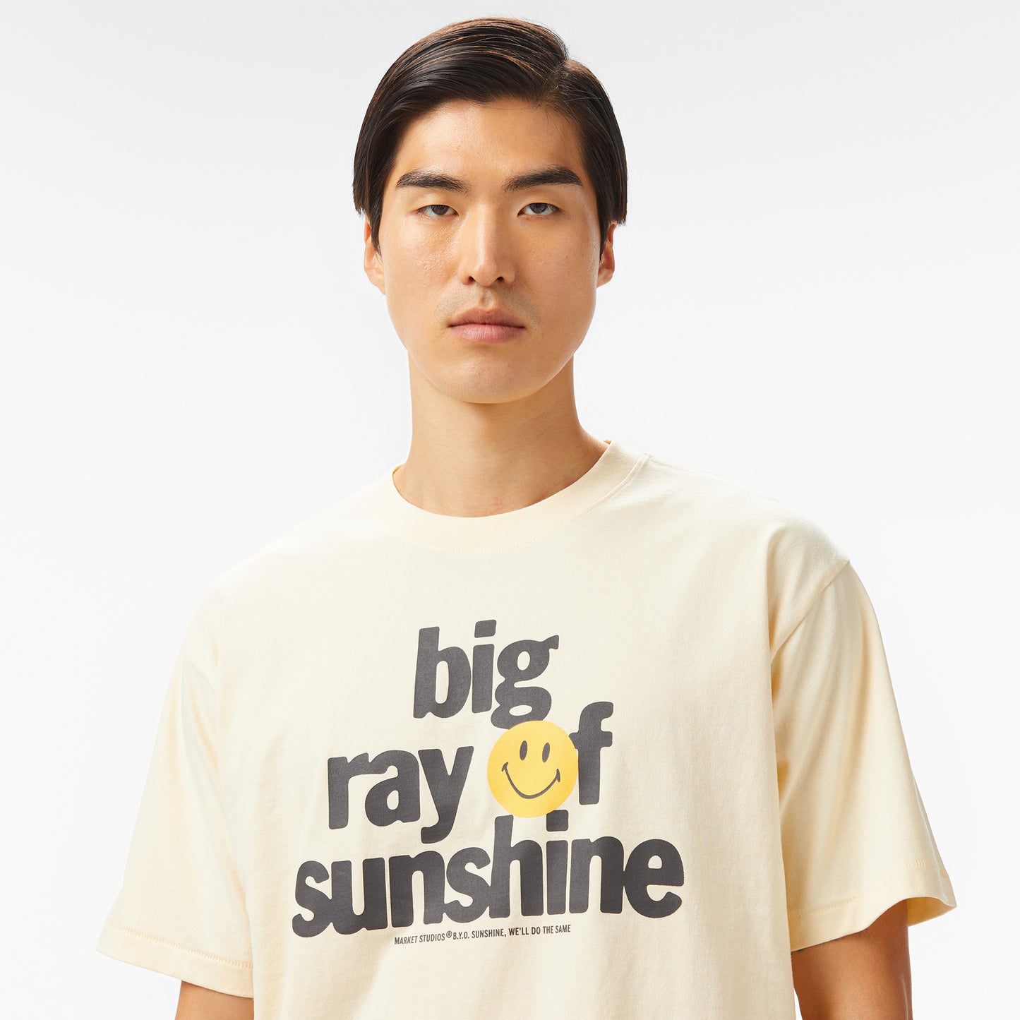 The Market Big Ray Of Sunshine Unisex Krem T-shirt