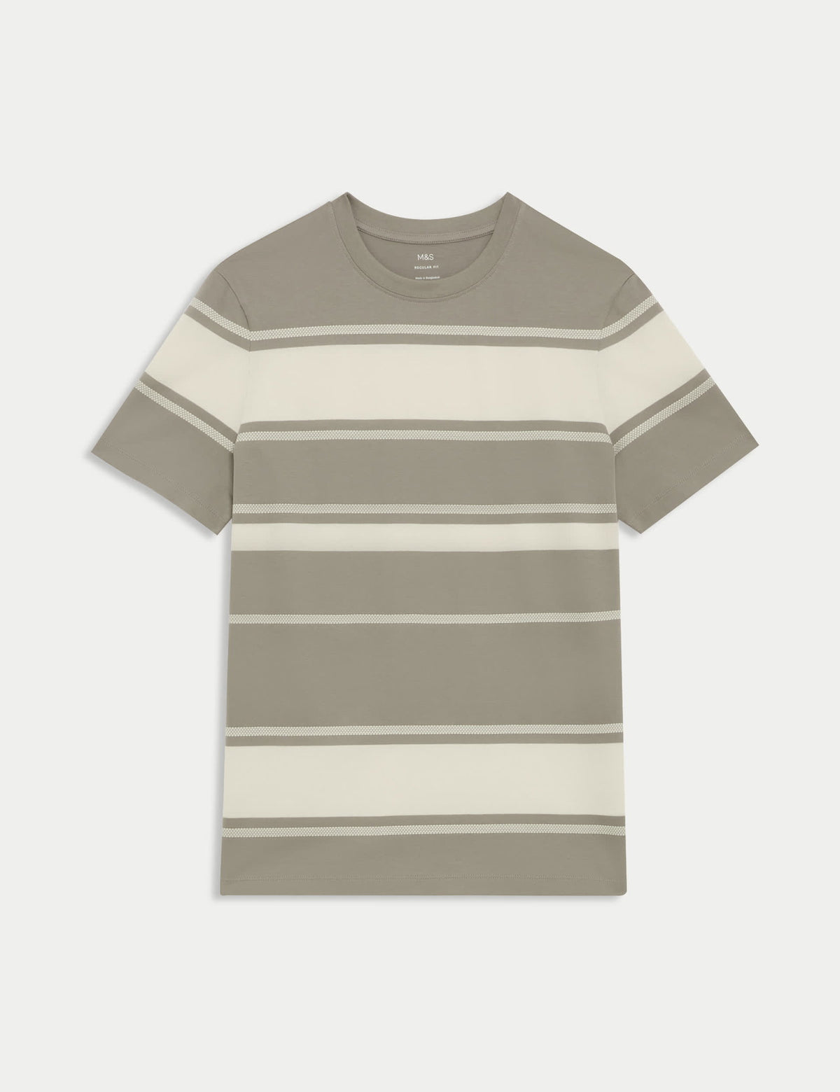 %100 Pamuklu Çizgili T-shirt