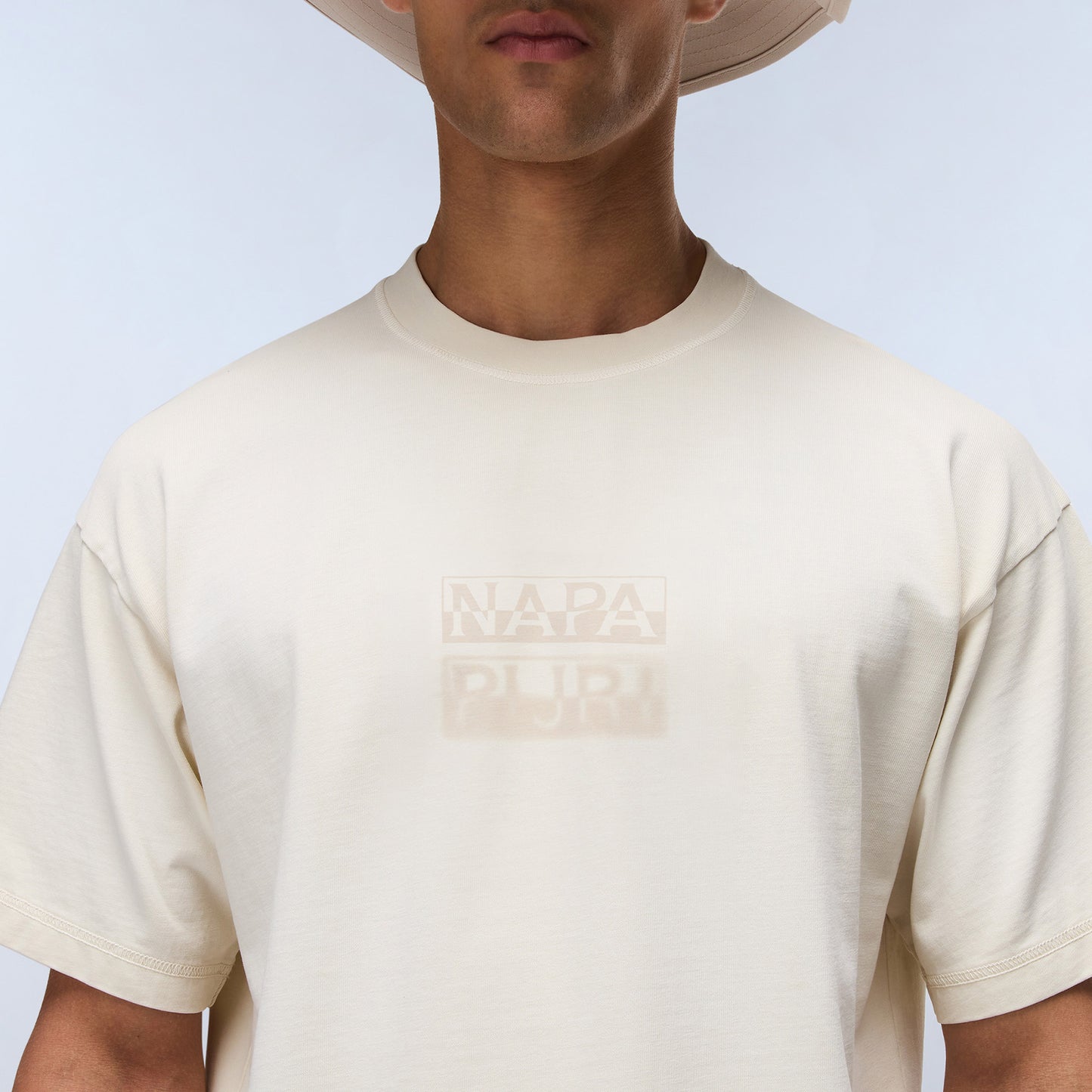 Napapijri Comel Erkek Bej T-shirt