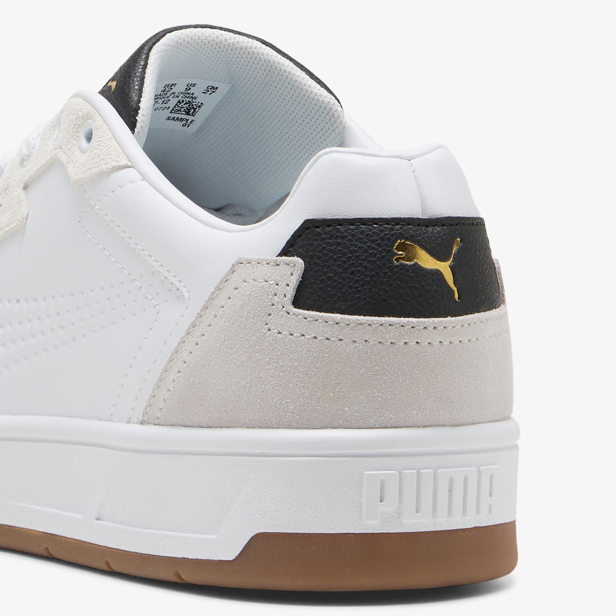 Puma Court Classic Lux Erkek Beyaz Spor Ayakkabı