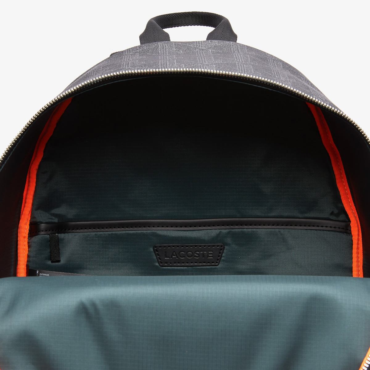 Lacoste The Blend Erkek Monogram Siyah Sırt Çantası
