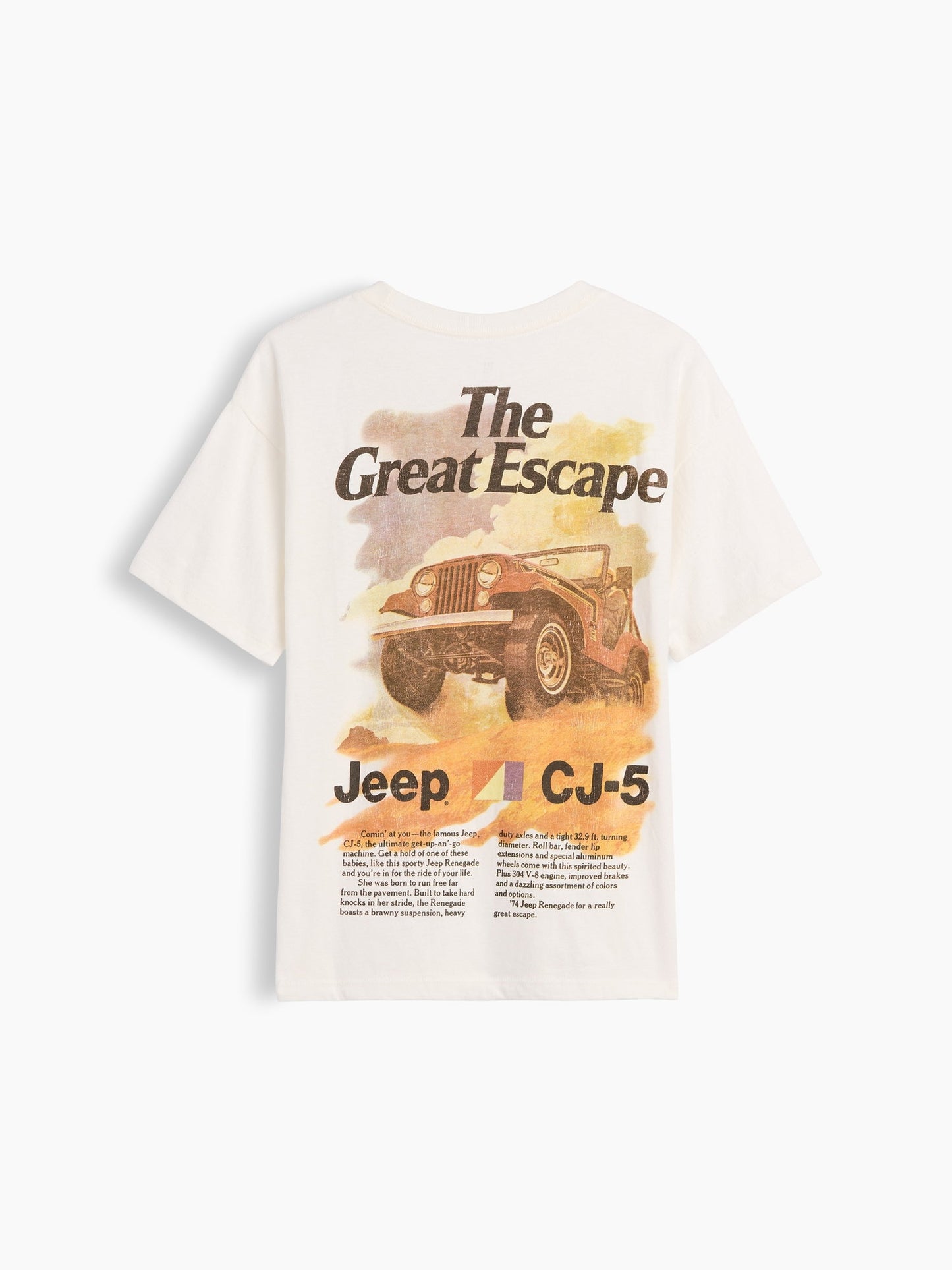 Beyaz Relaxed Grafik Baskılı T-shirt