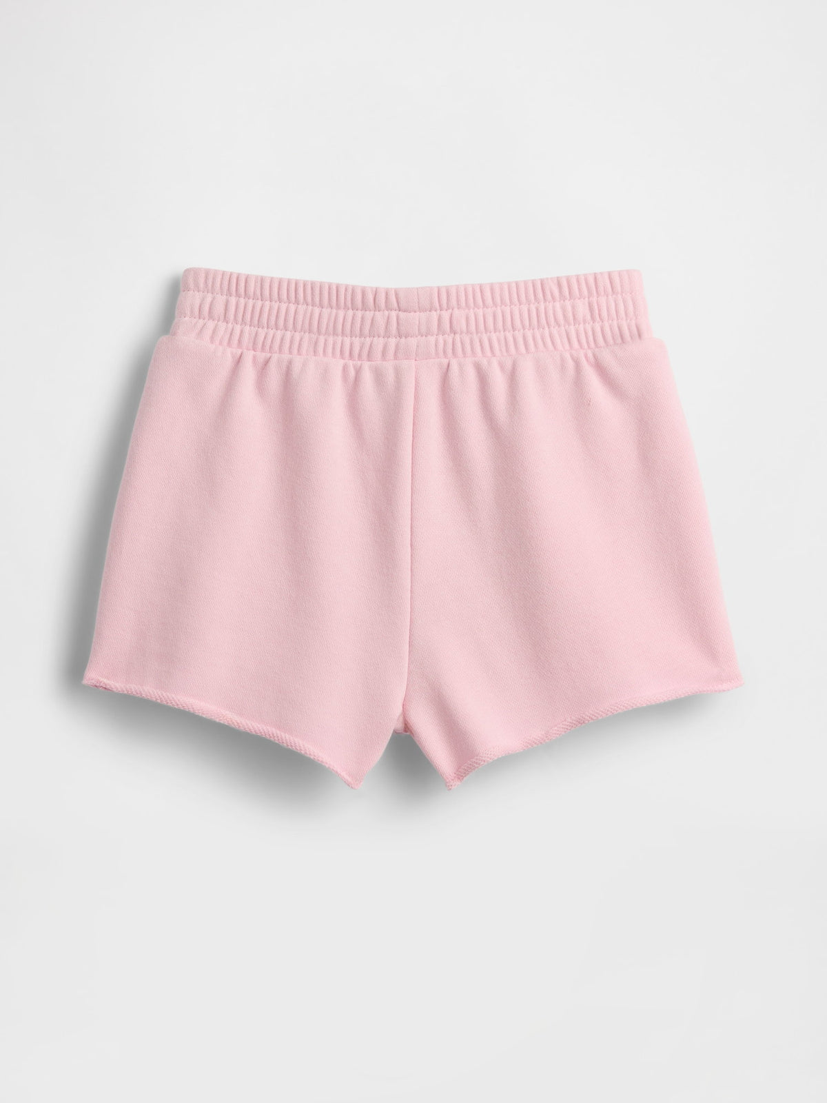 Açık Pembe Pull-on Fransız Havlu Kumaş Şort