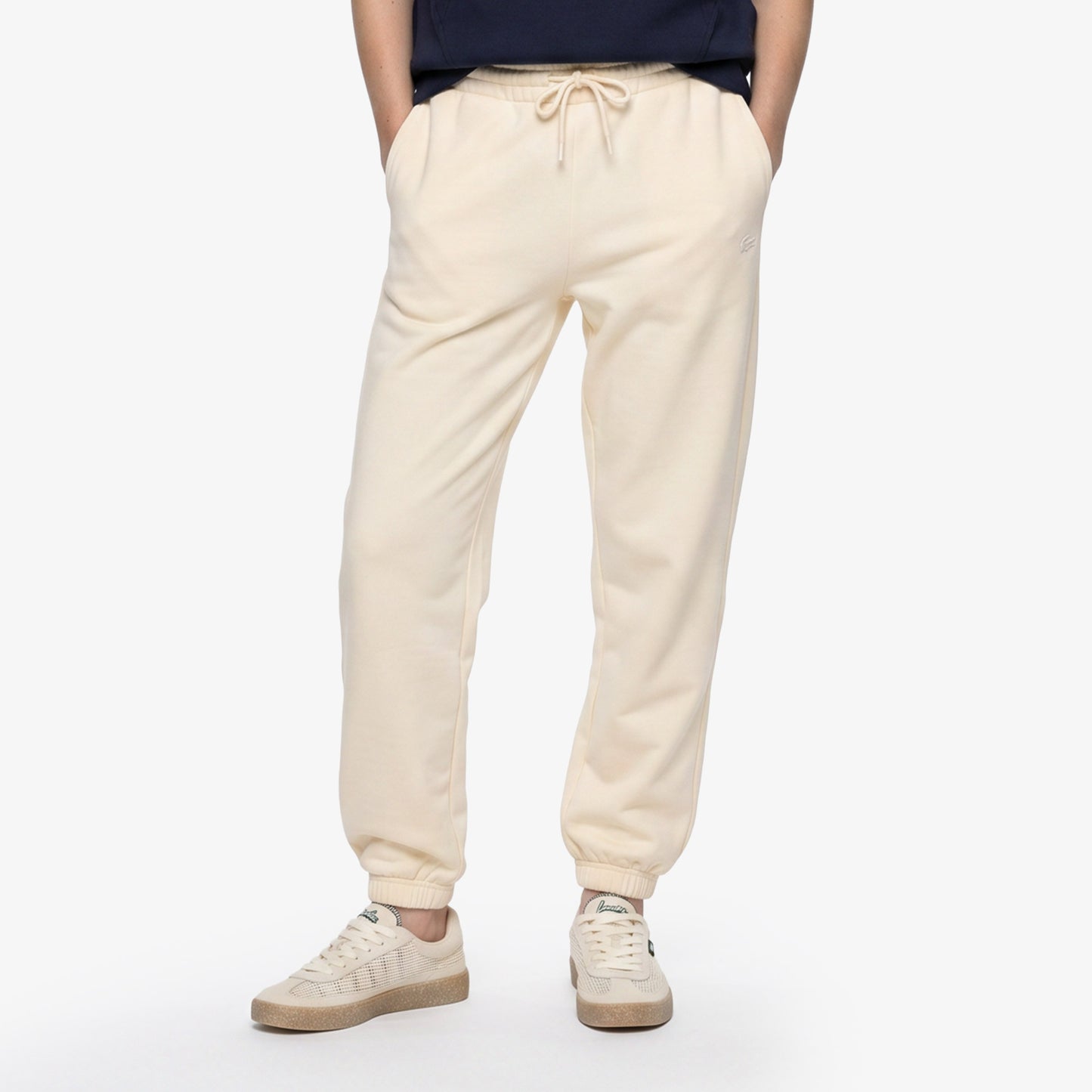 House Of Superstep X Lacoste Kapsul Koleksiyon Kadın Bej Eşofman Altı