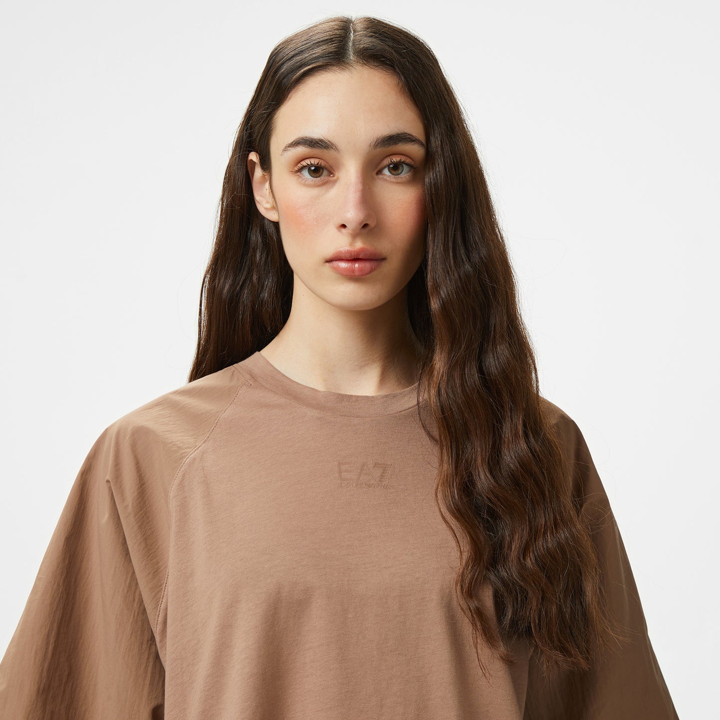 Emporio Armani Contemporary Kadın Kahverengi T-shirt
