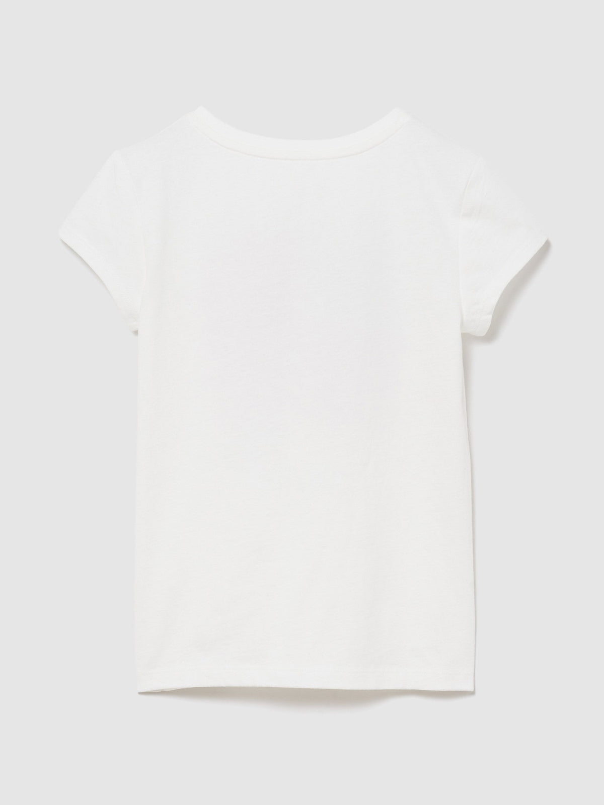 Beyaz Grafik Baskılı T-shirt