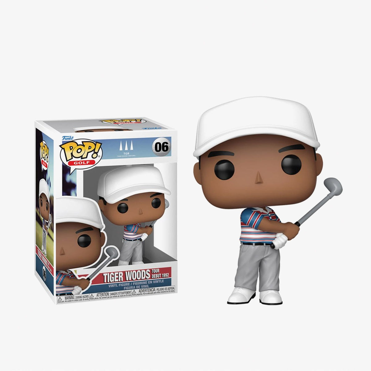 Funko Pop! Golf: Tiger Woods - Tour Debut 1992 Unisex Renkli Figür