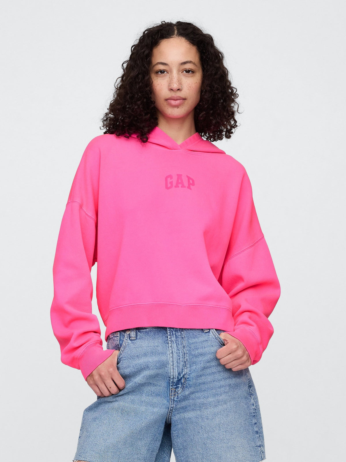 Pembe Relaxed Gap Logo Fleece Sweatshirt