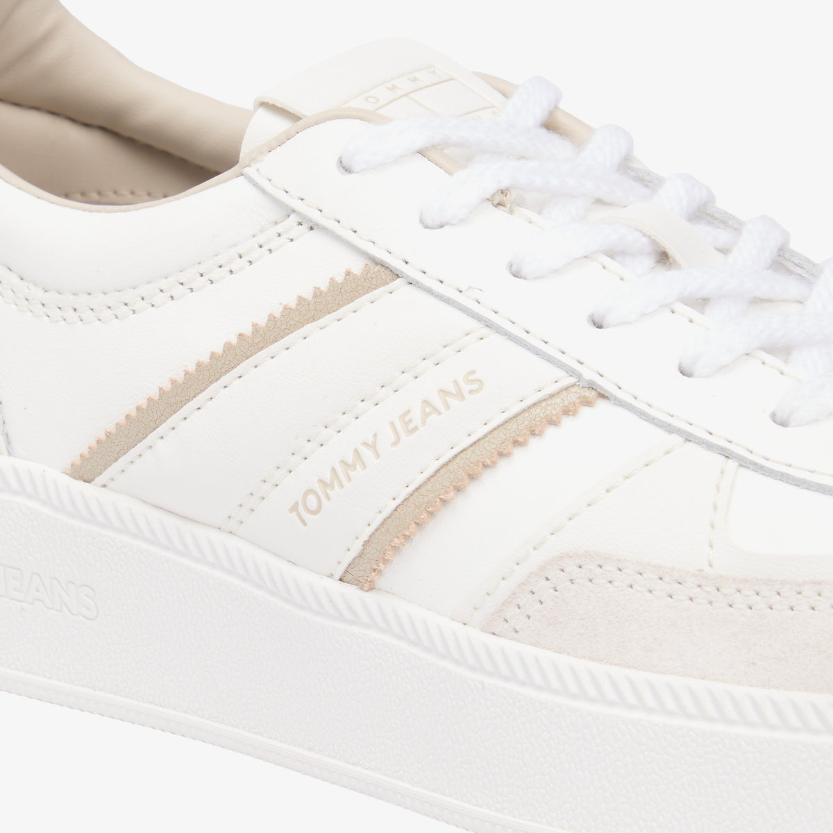 Tommy Hilfiger The Greenwich Edge Kadın Bej Sneaker