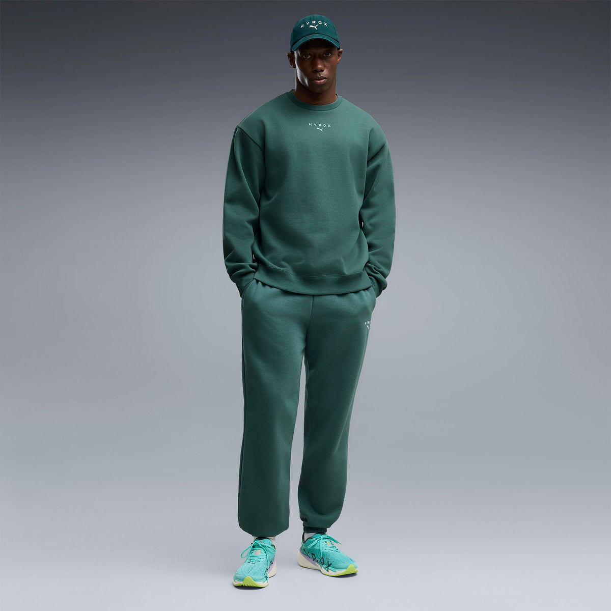 Puma Hyrox Velocıty Nitro 5 Erkek Yeşil Spor Ayakkabı