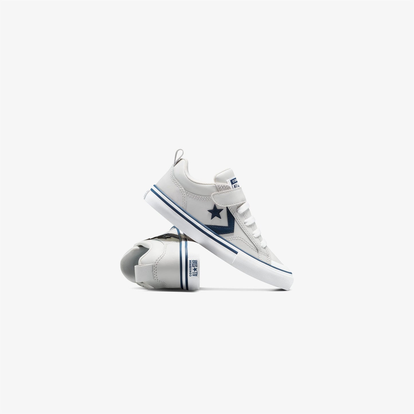 Converse Pro Blaze Strap Leather Easy On Çocuk Gri Sneaker