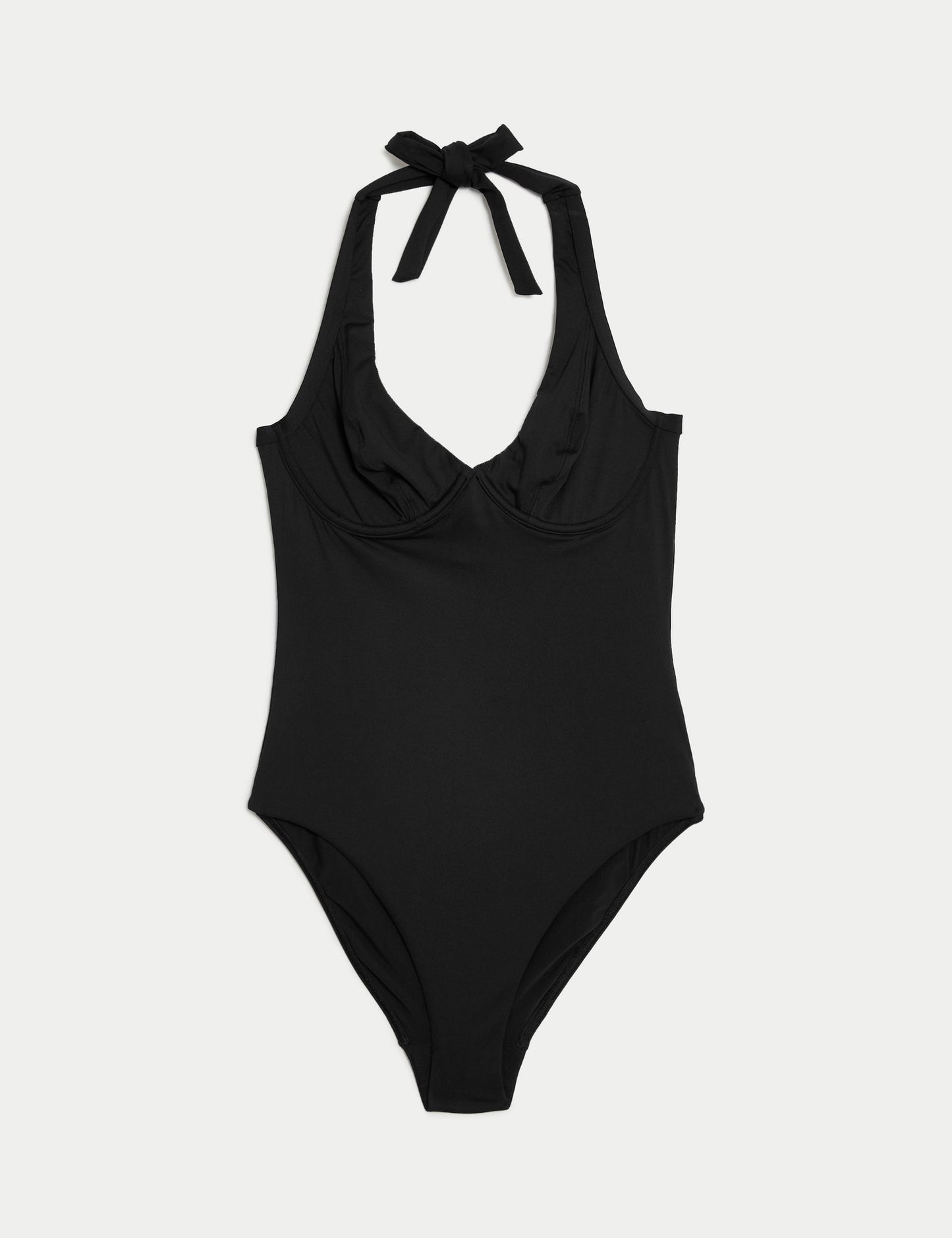 Regular Fit Halter Yaka Mayo