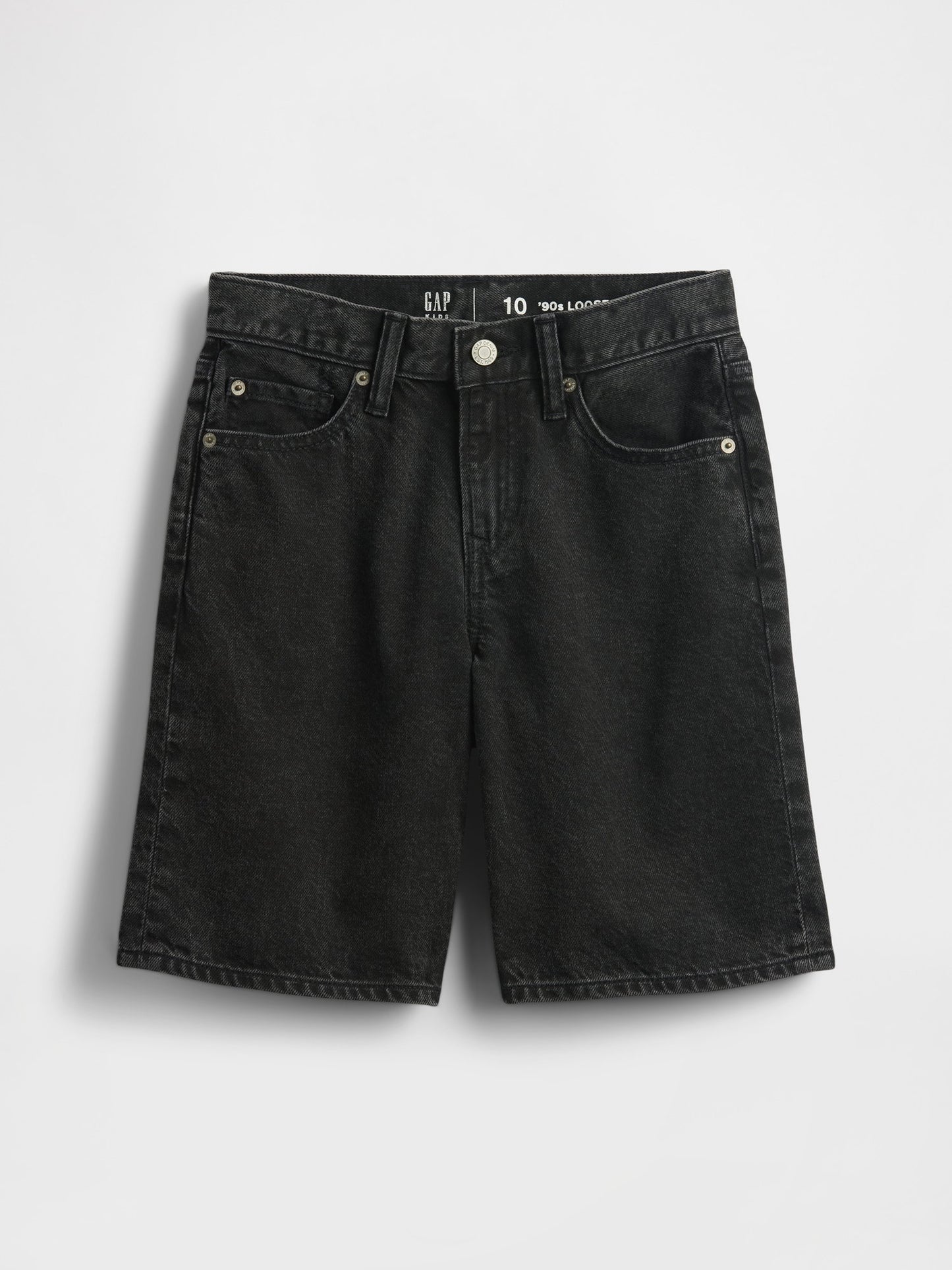 Siyah Ultrasoft '90s Loose Denim Şort