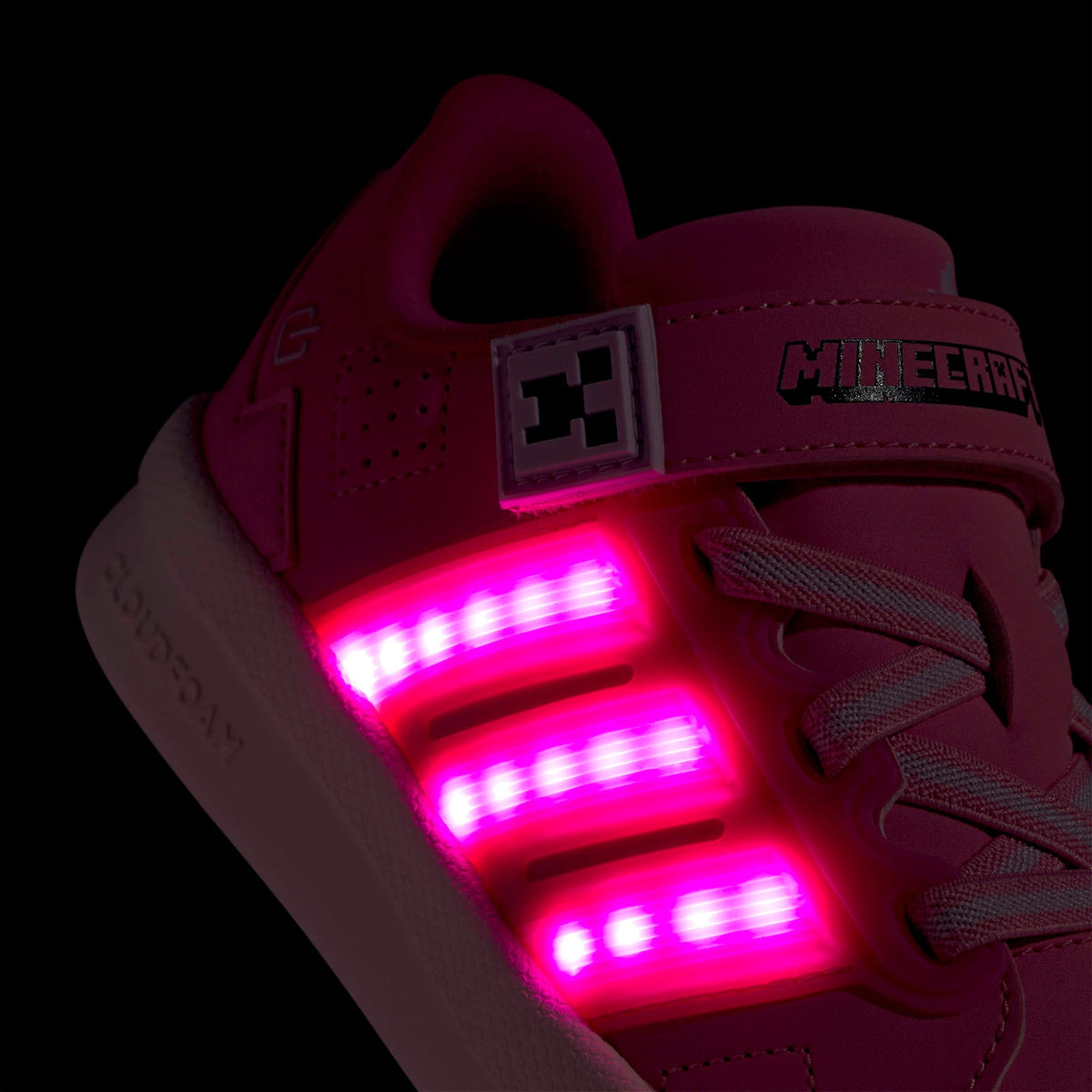 Adidas Minecraft Lightorama Elastic Lace Çocuk Pembe Spor Ayakkabı