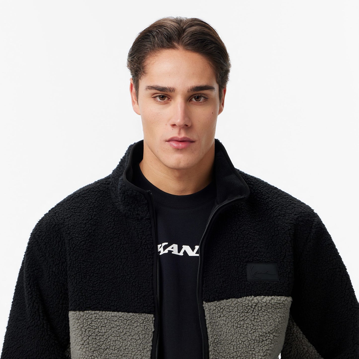 Karl Kani Siganture Rubber Patch Erkek Siyah Ceket
