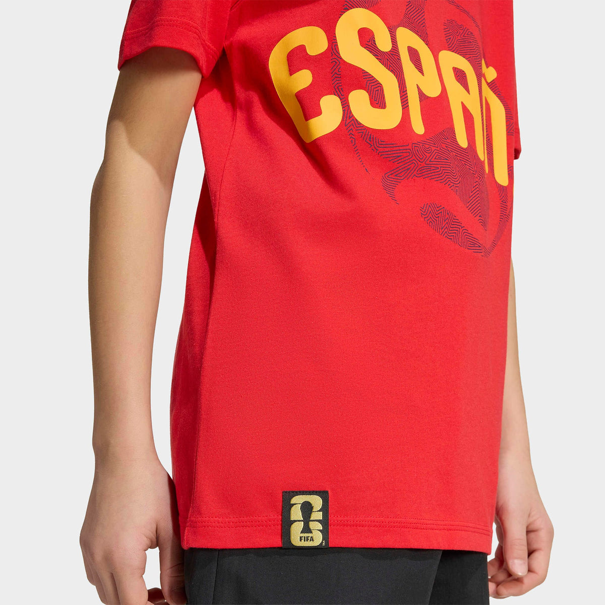 Adidas Ispanya Milli Takım Çocuk Kırmızı T-shirt