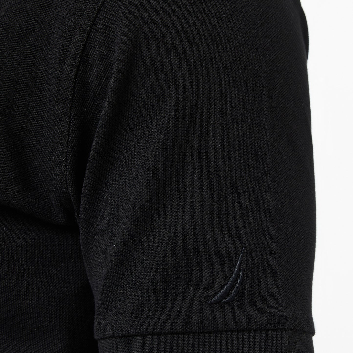 Nautica Erkek Siyah Regular Fit Polo Yaka T-shirt