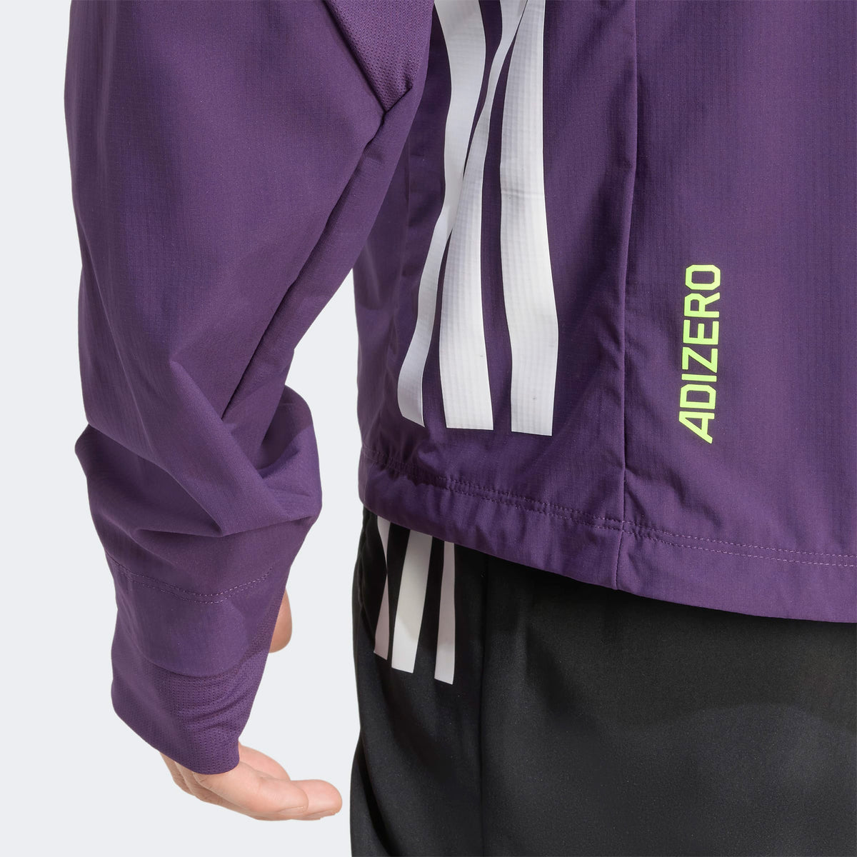 Adidas Adizero Running Erkek Mor Koşu Rüzgarlığı