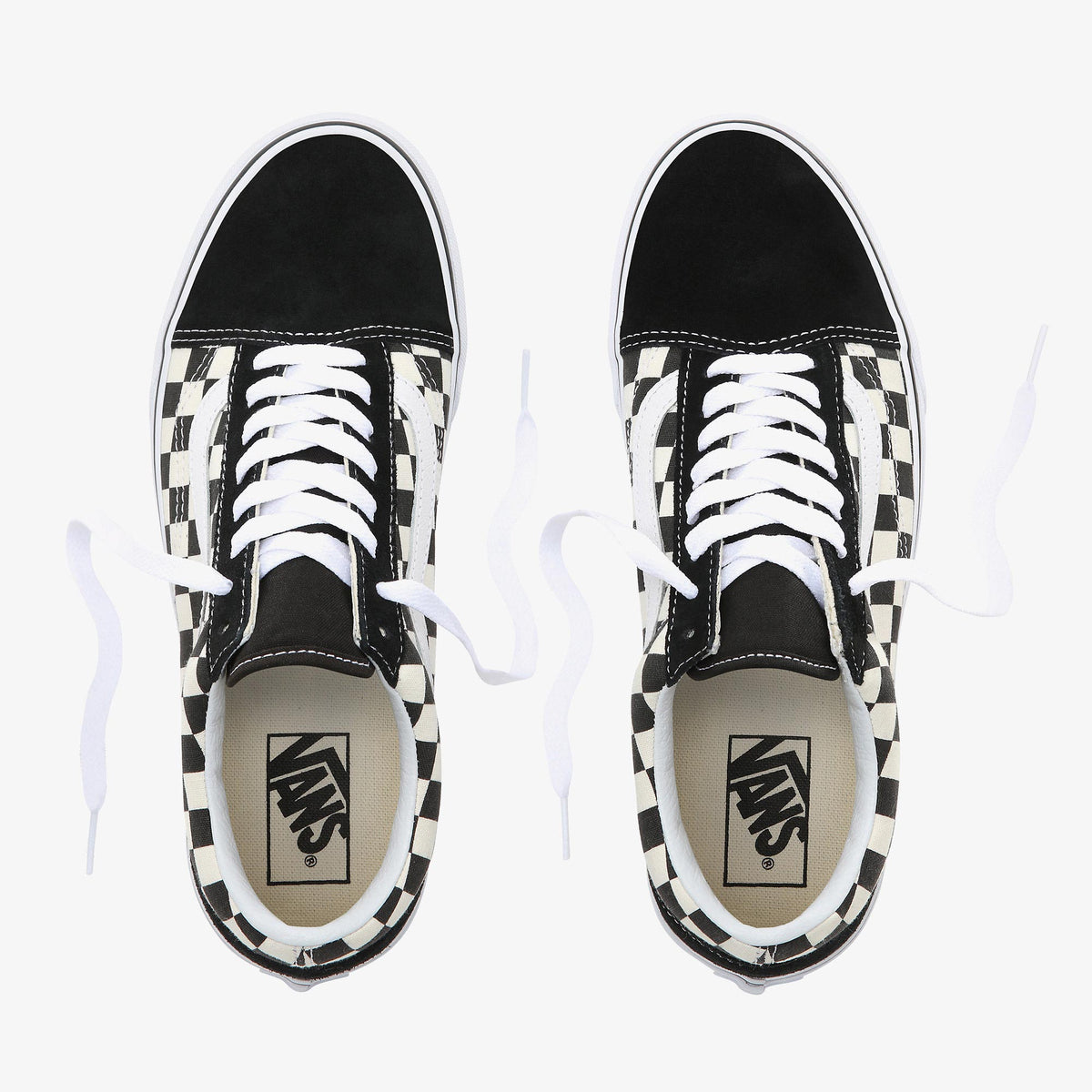 Vans Primary Check Old Skool Siyah - Bej Unisex Sneaker