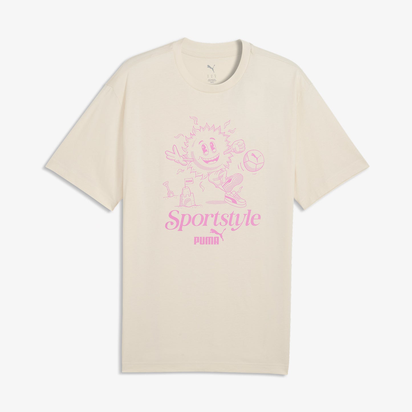 Puma Graphic Erkek Beyaz T-shirt