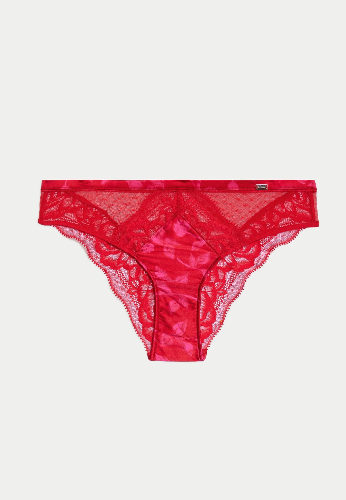 Peony Dantel Detaylı Ipek Brazilian Külot
