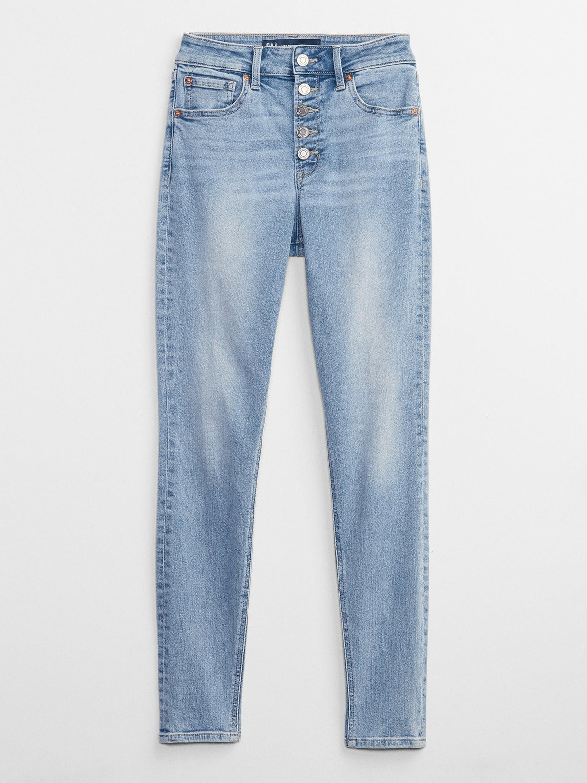 Açık Mavi High Rise Universal Legging Washwell™ Jean Pantolon