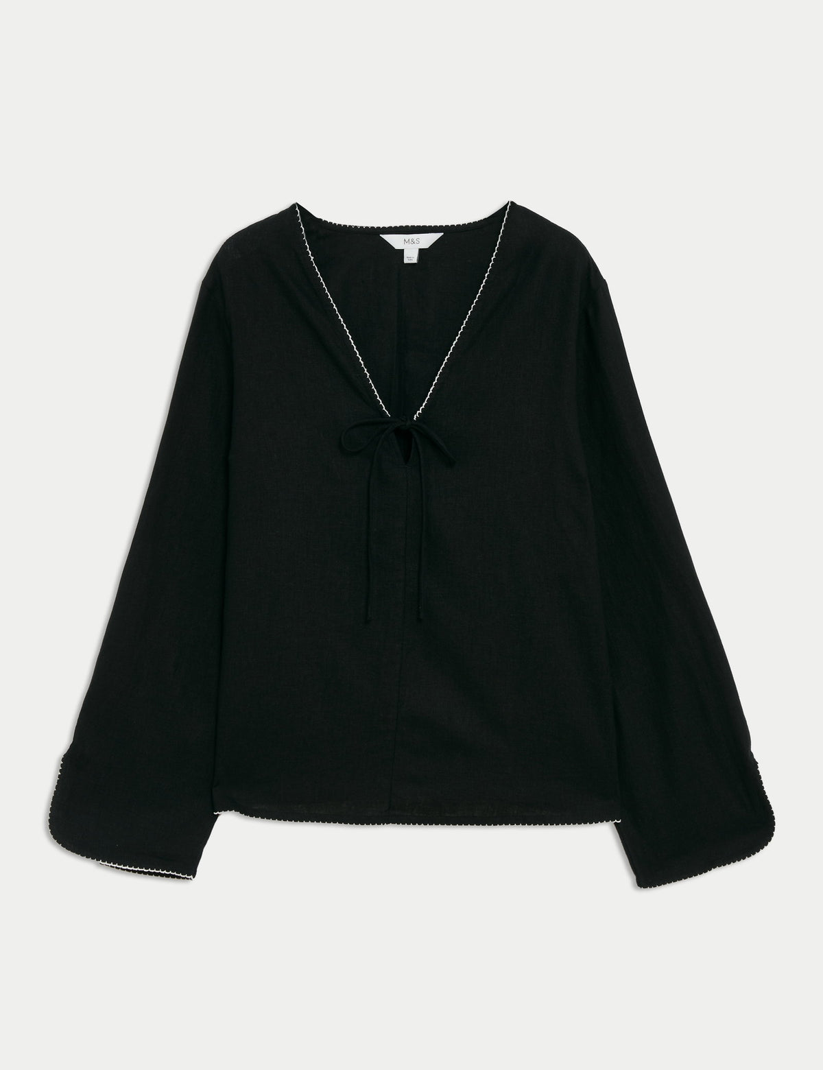 Saf Pamuklu Çizgili Boxy T-shirt