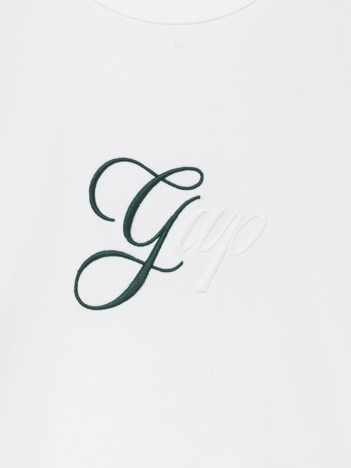Beyaz Heavyweight Tonal Gap Logo T-shirt