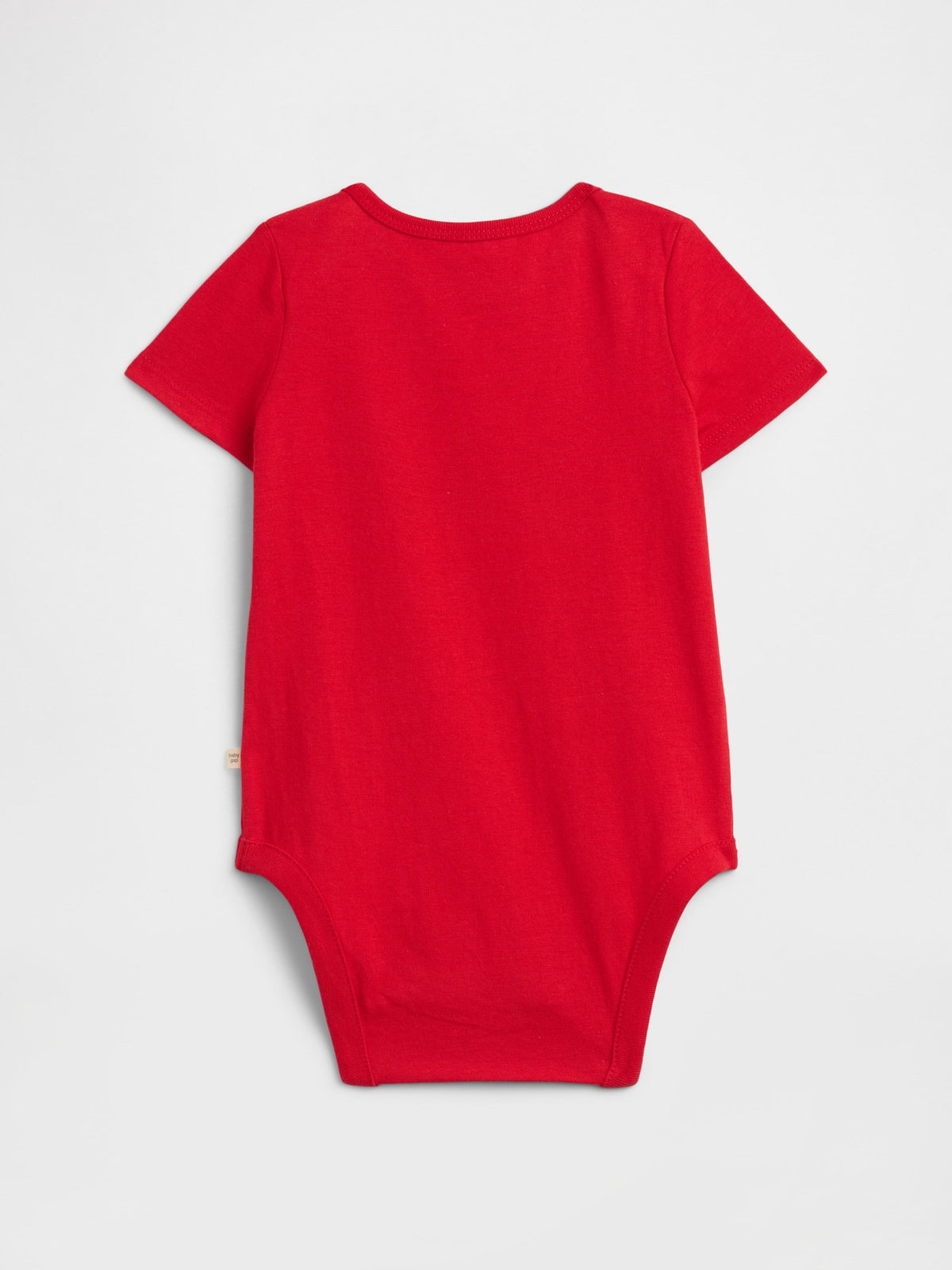 Kırmızı Grafik Baskılı Bodysuit