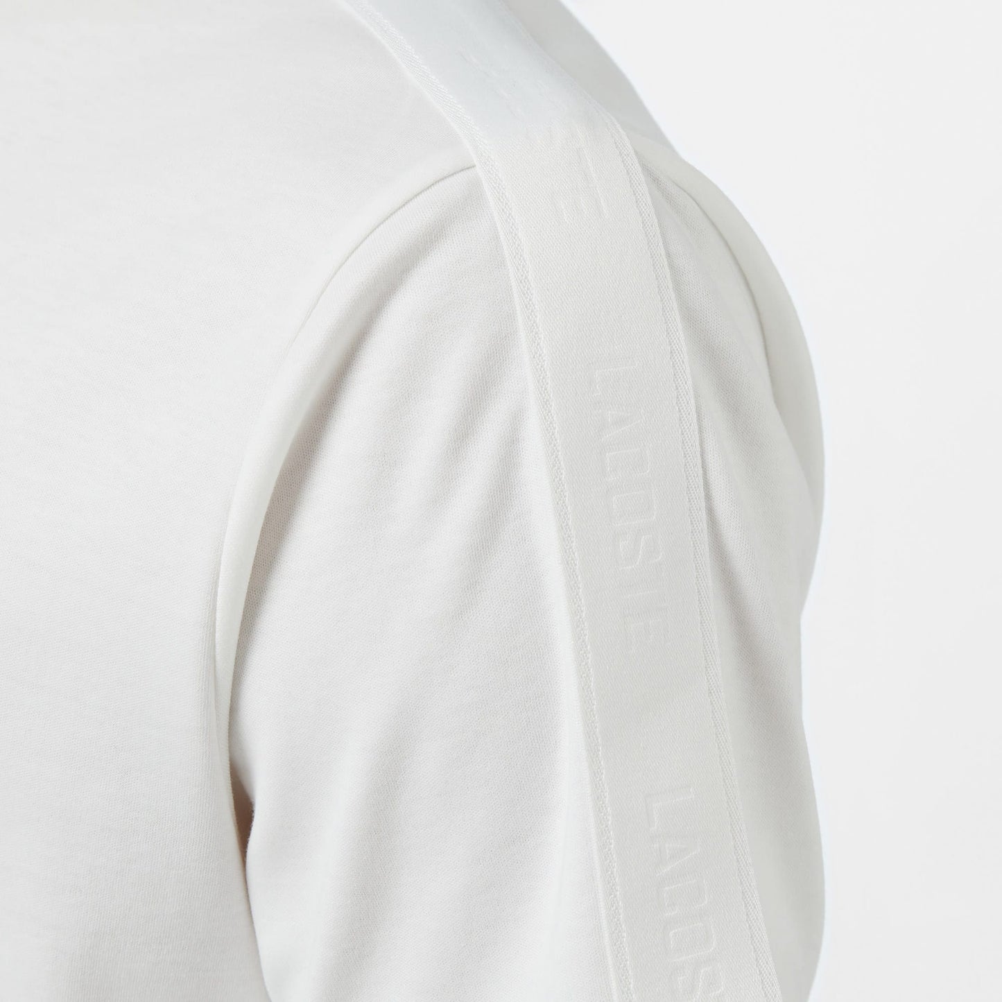Lacoste Erkek Oversize Fit Bisiklet Yaka Beyaz T-shirt