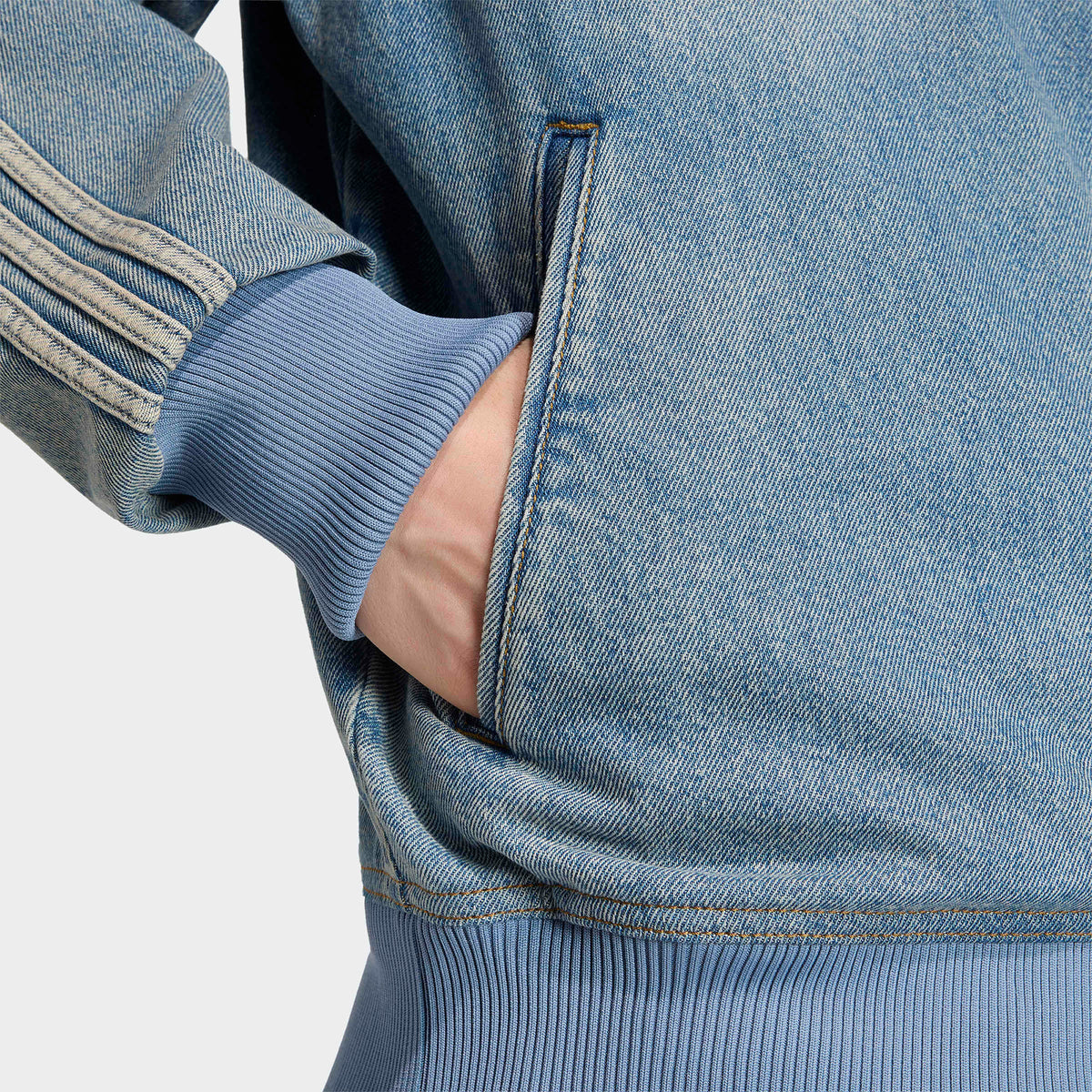 Adidas Denim Fb Erkek Mavi Ceket