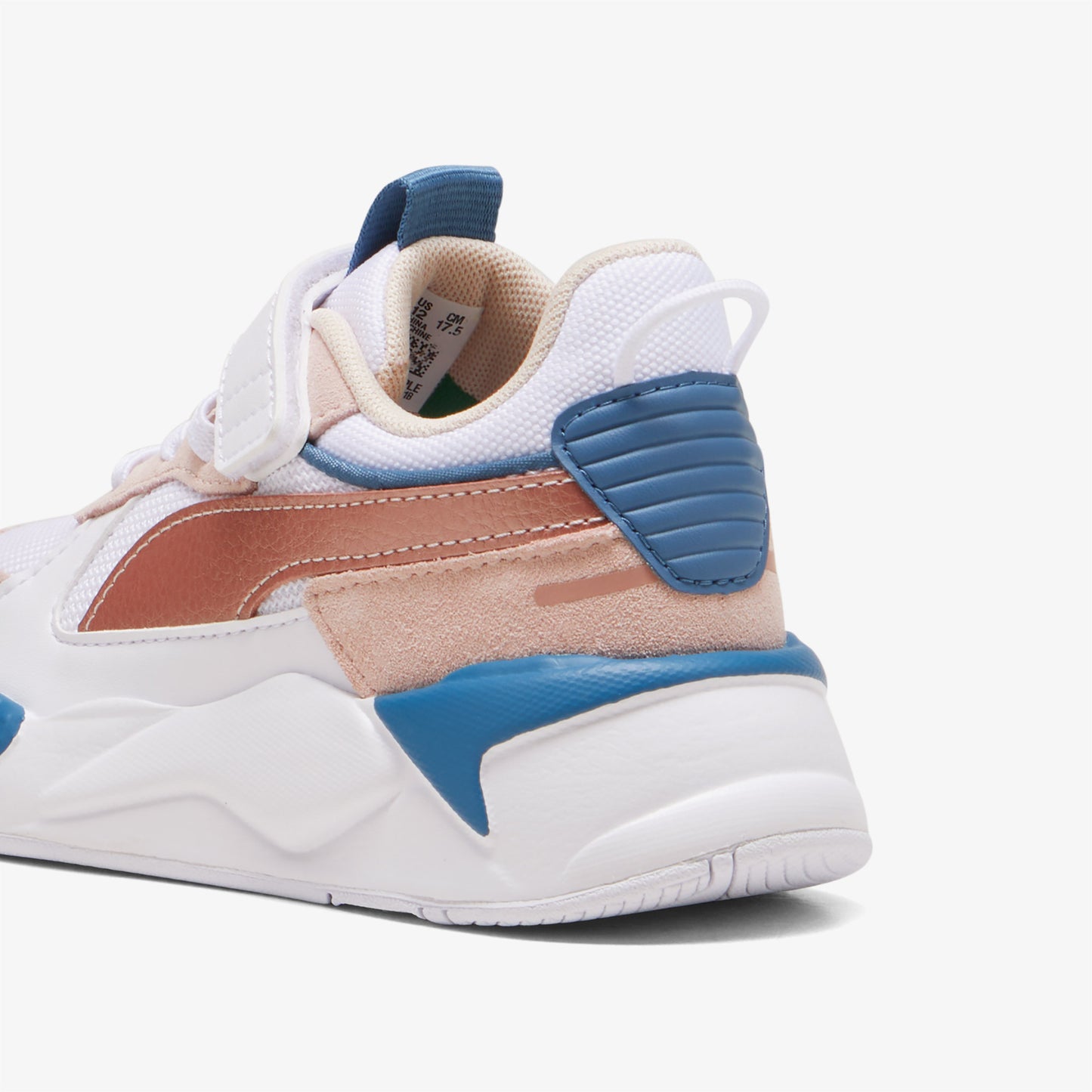 Puma Rs-x Metallic Ac+ Ps Çocuk Beyaz/pembe Spor Ayakkabı