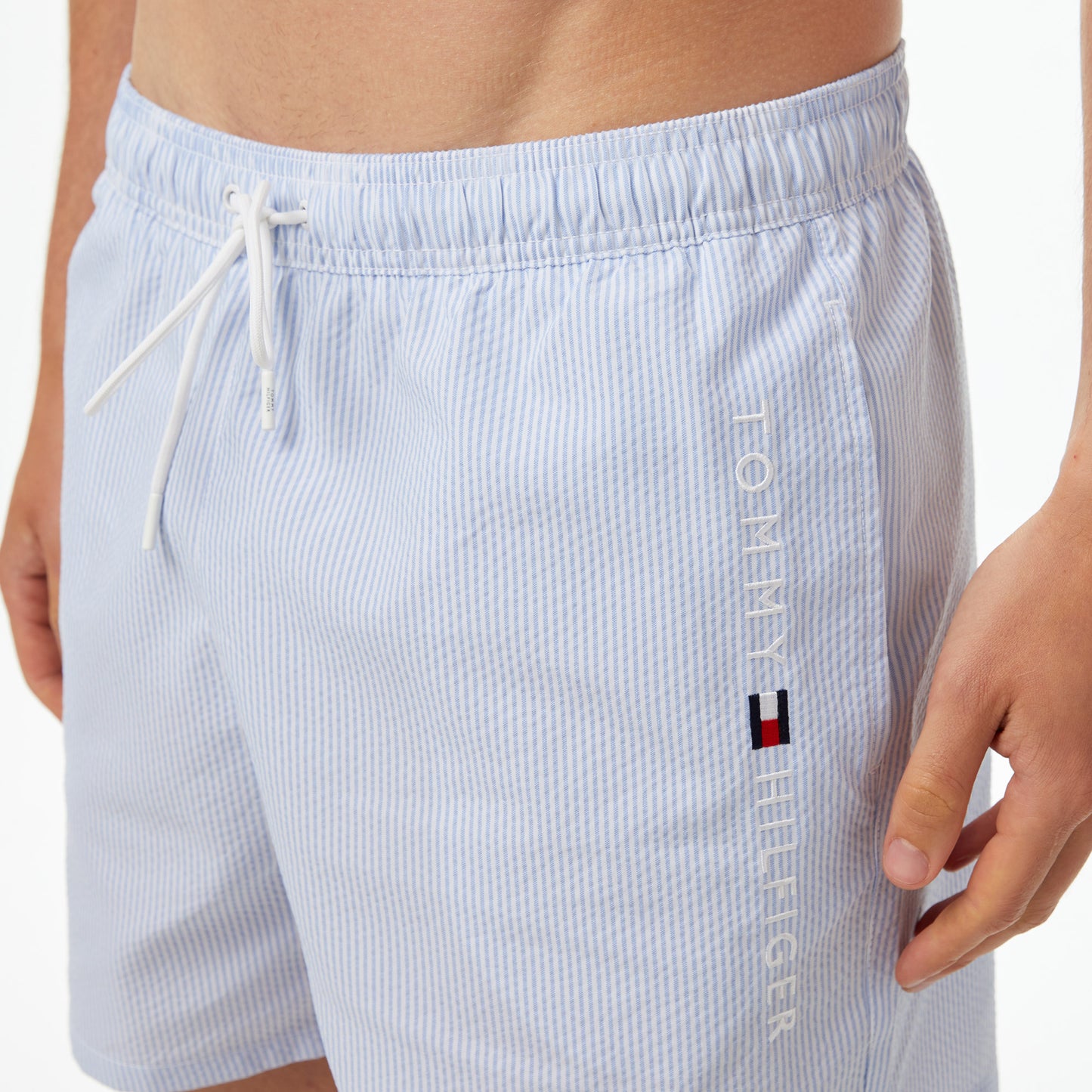 Tommy Hilfiger Medium Drawstring Erkek Mavi Deniz Şortu