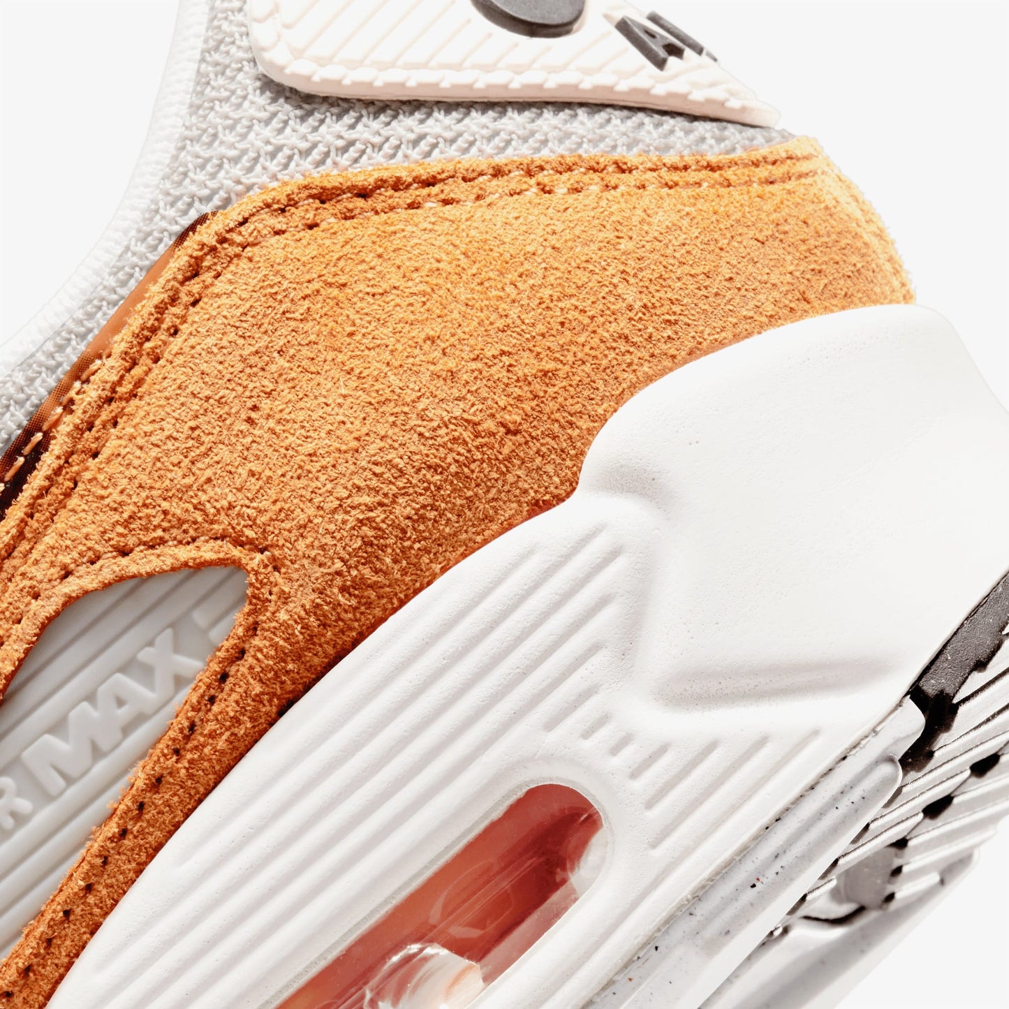Nike Air Max 90 Kadın Krem/turuncu Spor Ayakkabı