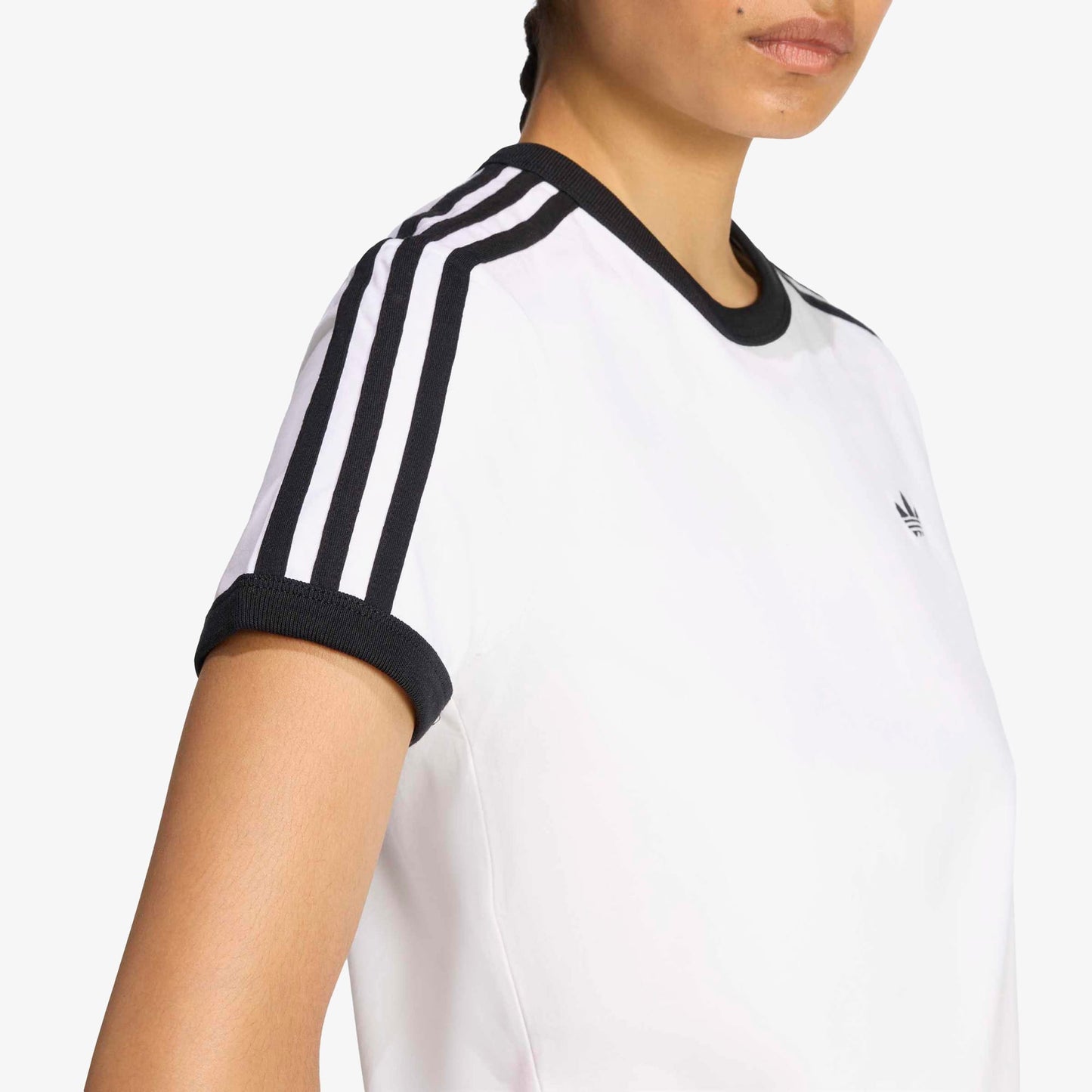 Adidas 3s Slim Kadın Beyaz T-shirt