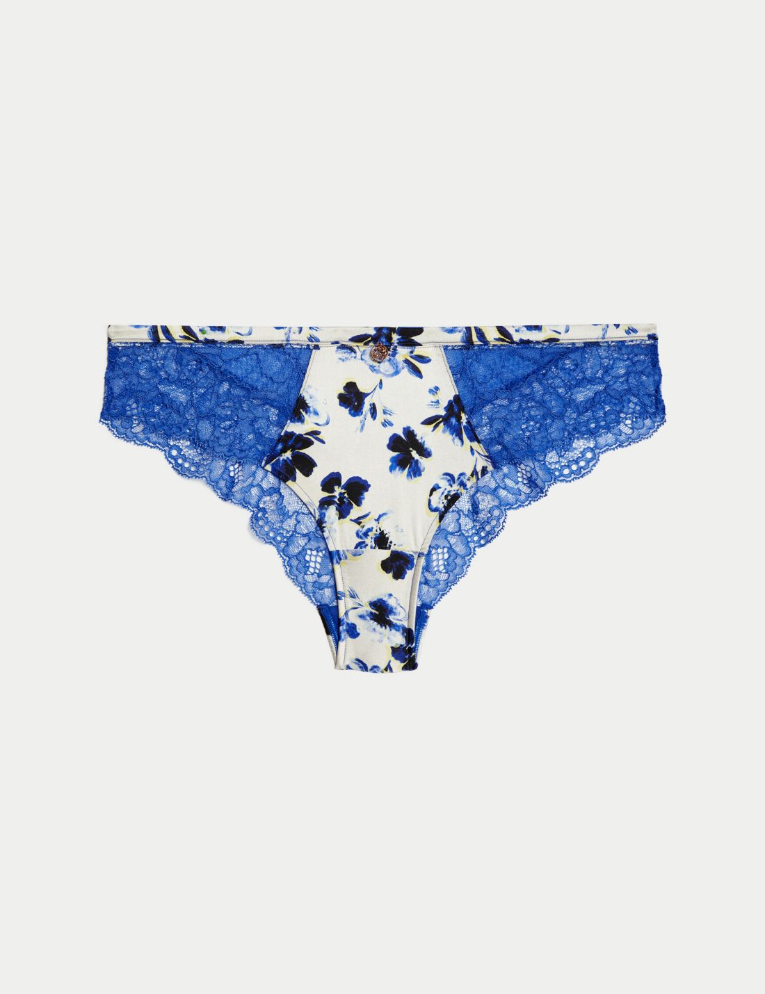 Fleur Dantel Detaylı Ipek Brazilian Külot