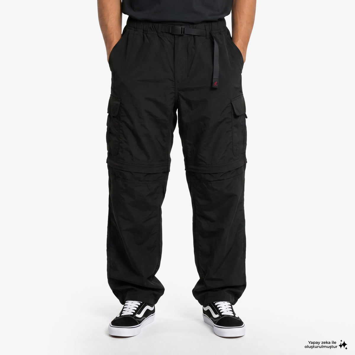 Gramicci Convertible Cargo Erkek Siyah Pantolon