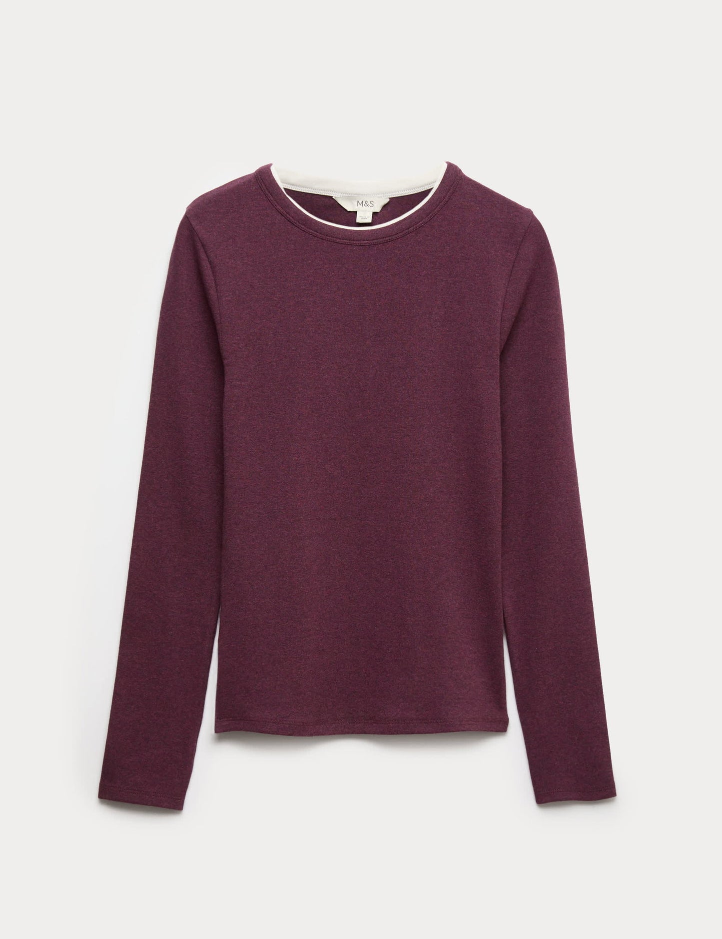 Pamuk Karışımlı Yaka Detaylı Üst