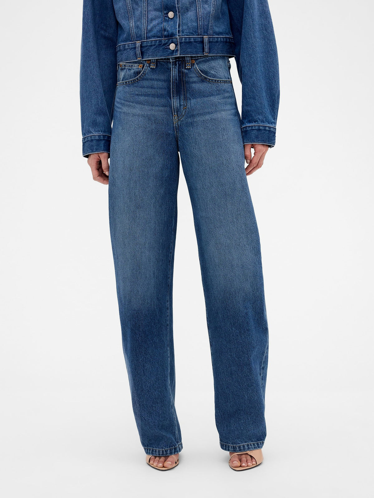 Mavi Gap × Victoria Beckham High Rise Arc Jean Pantolon