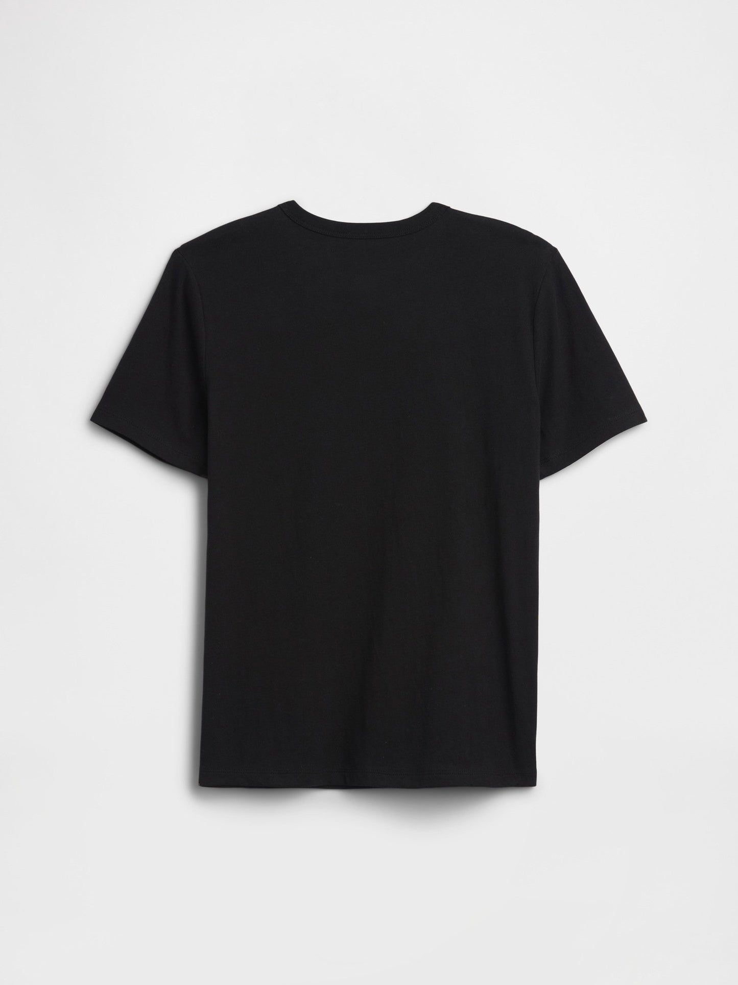 Siyah Grafik Baskılı T-shirt