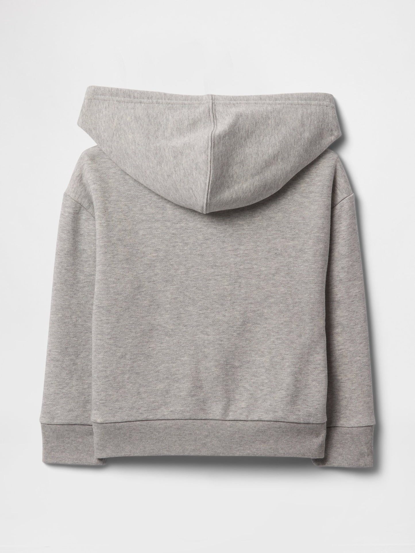 Gri Gap Logo Fermuarlı Kapüşonlu Sweatshirt