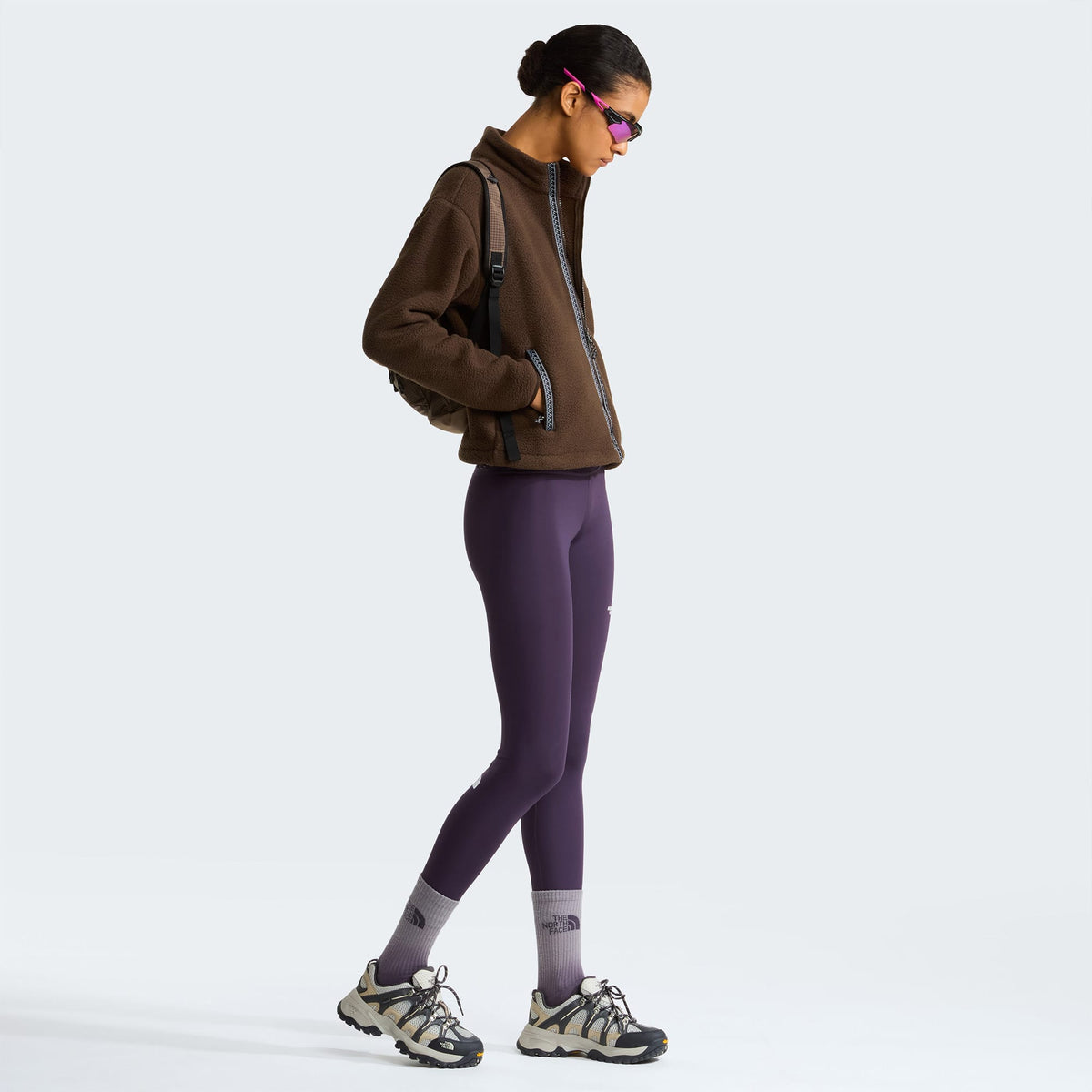 The North Face Fleeski Full-zip Kadın Kahverengi Polar