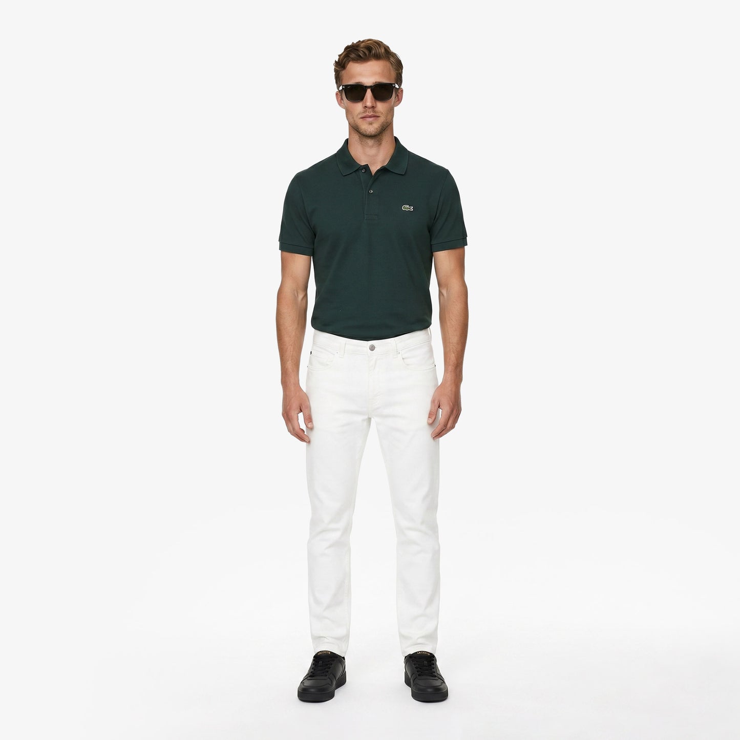 Lacoste Classic Fit Erkek Yeşil Polo