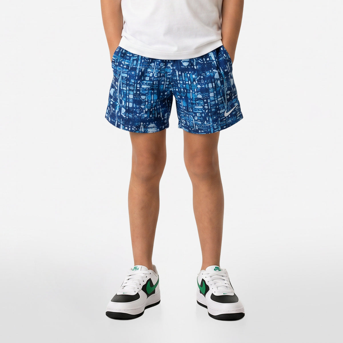 Nike Dri Fit Multi Plus Çocuk Mavi Şort