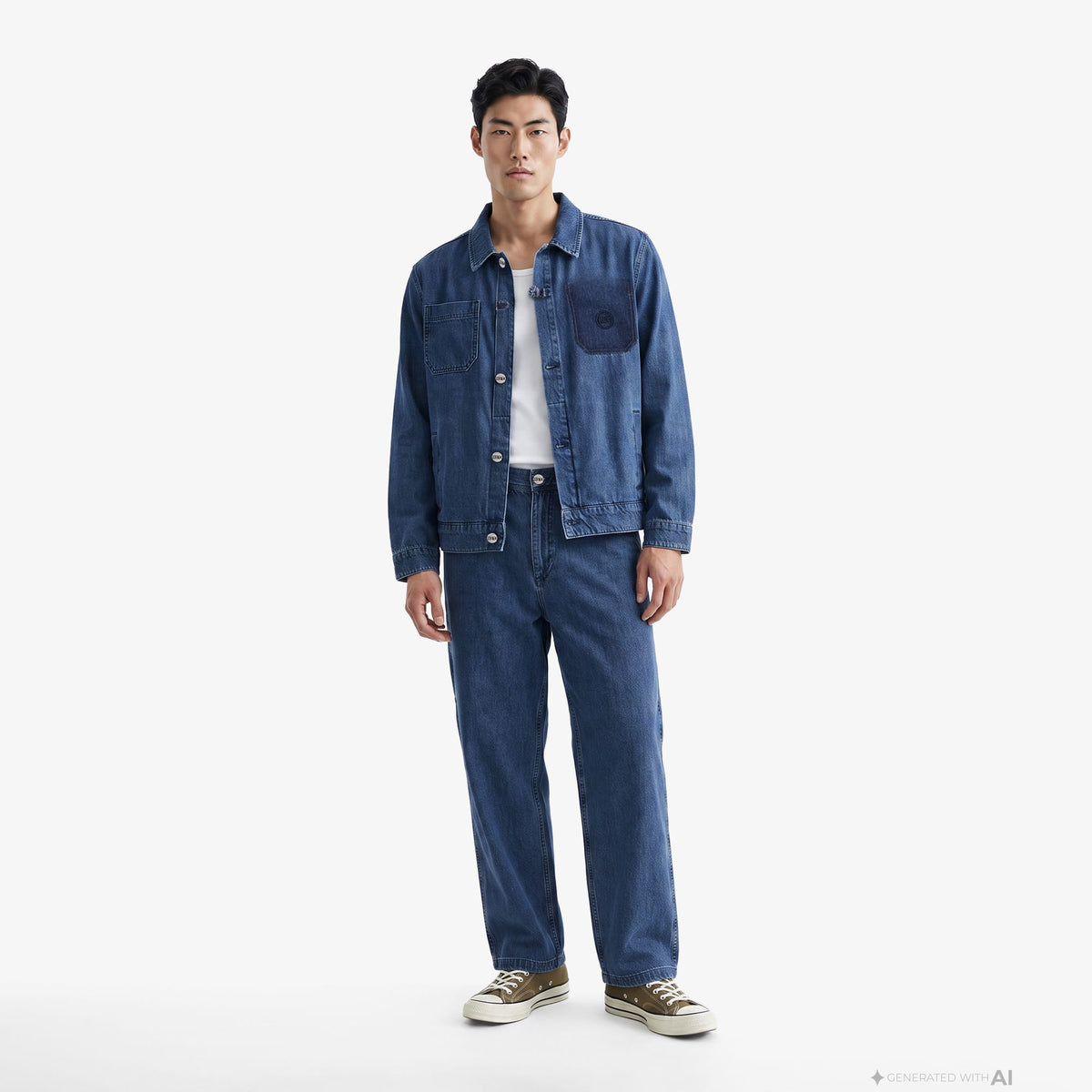 Unıted4 Classic Fit Erkek Mavi Ceket